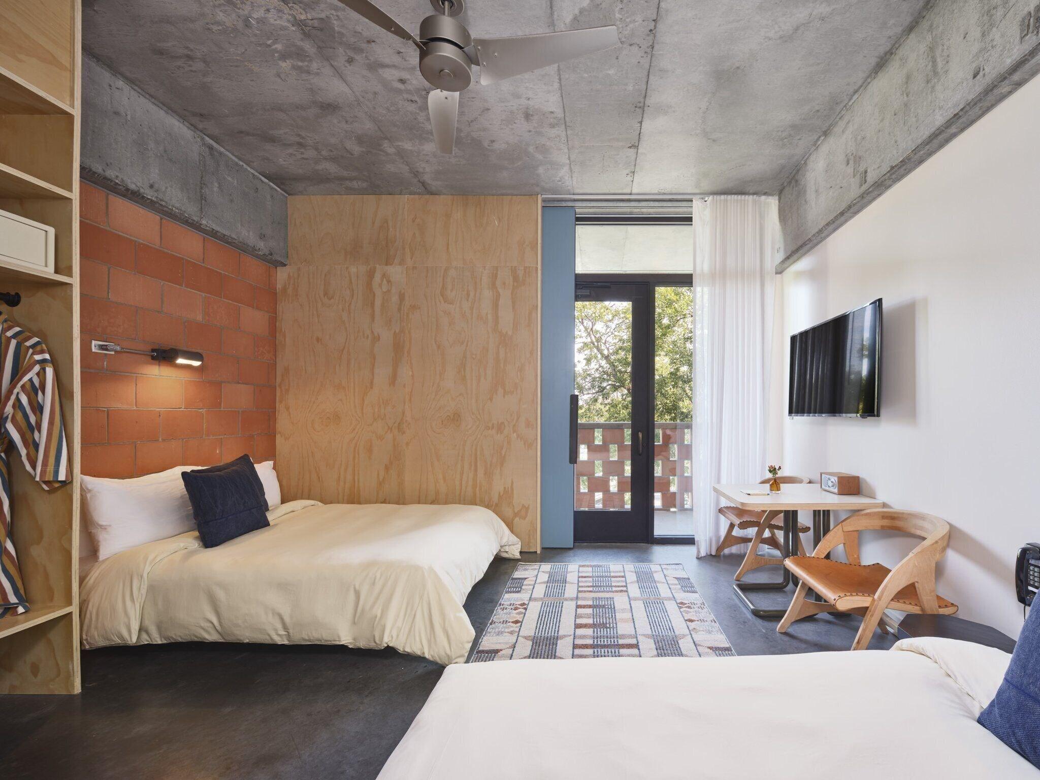 Double Two Double Beds