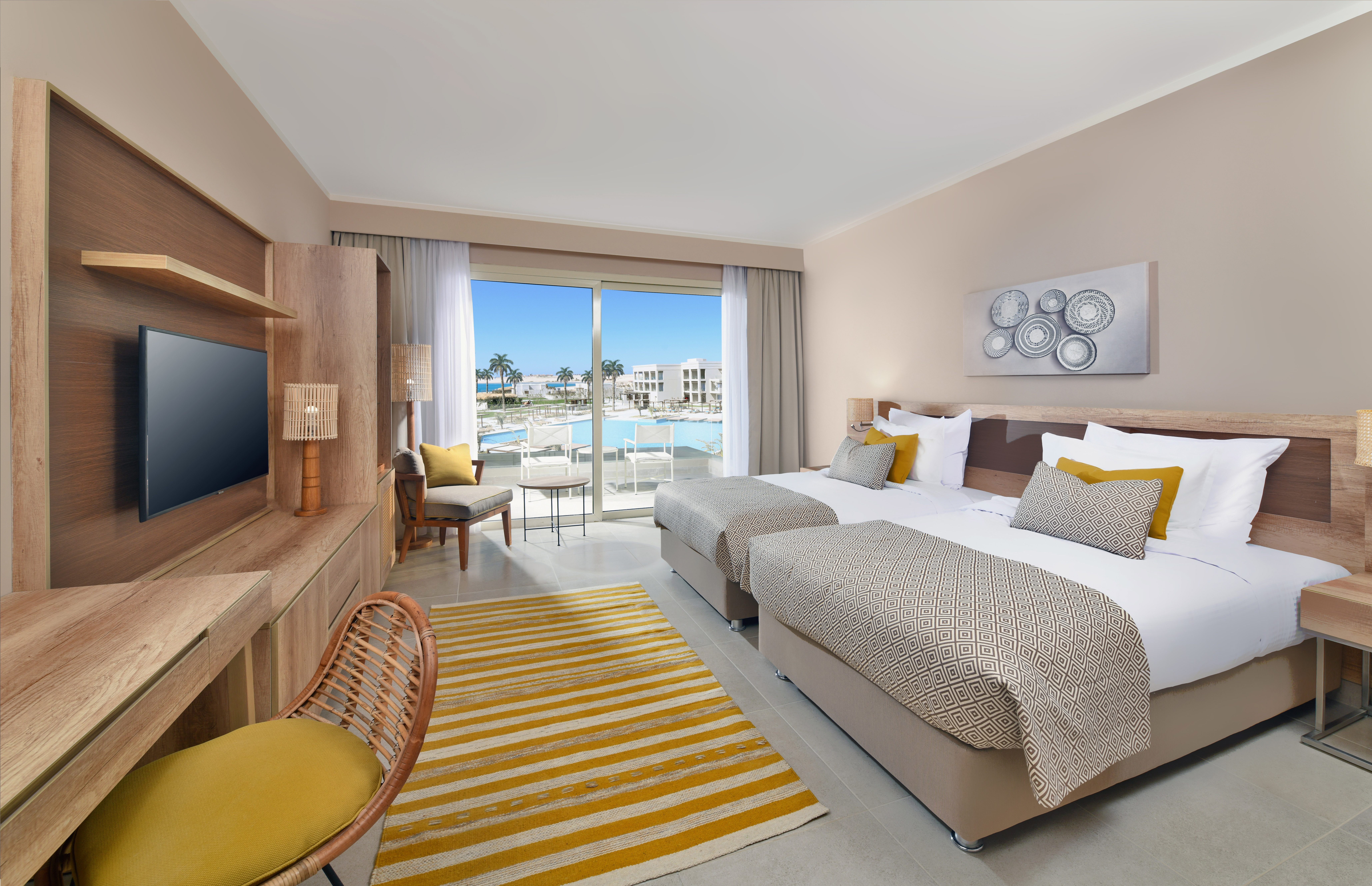 Double Queen Size Bed