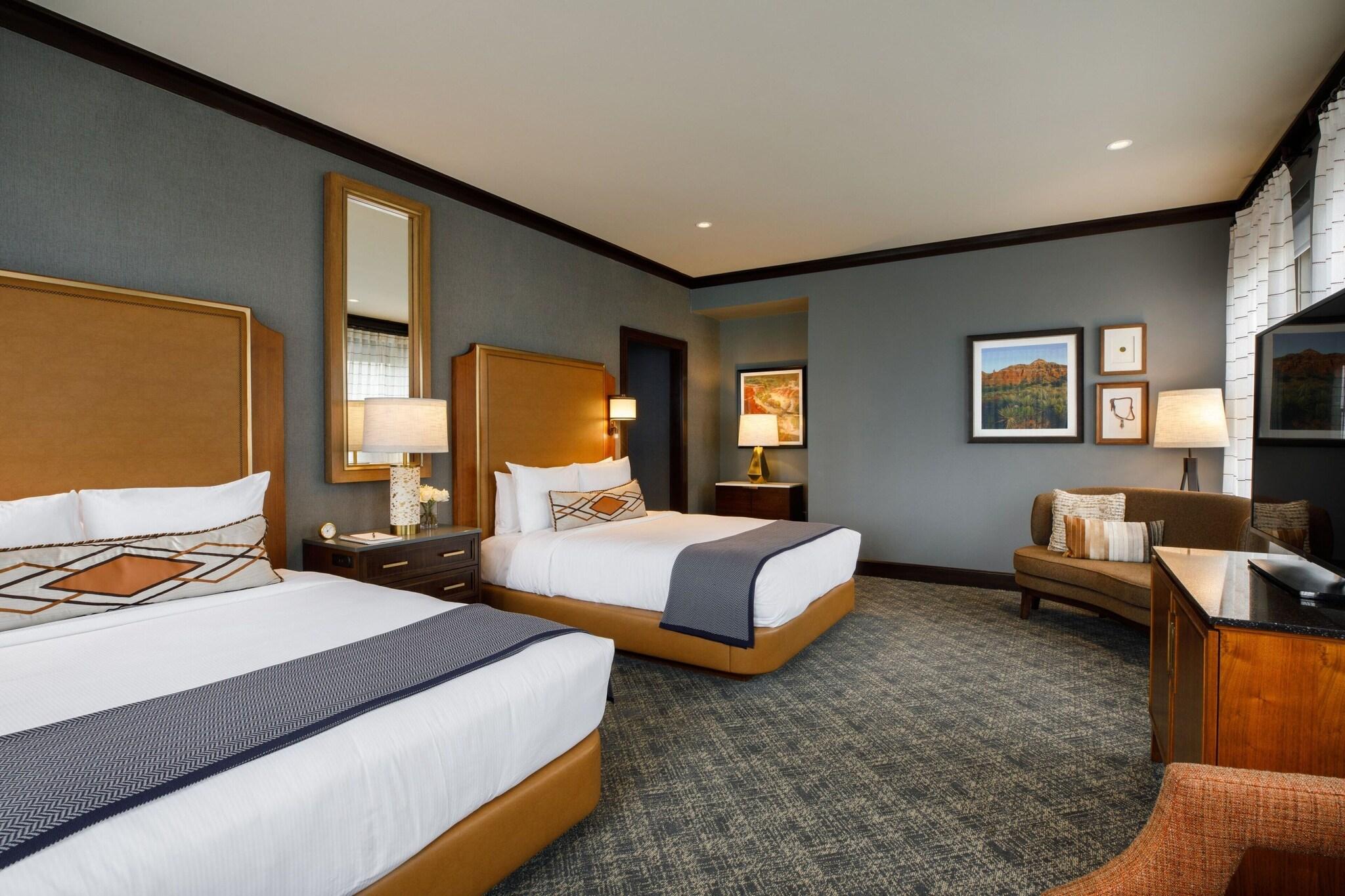 Double Two Queen Beds