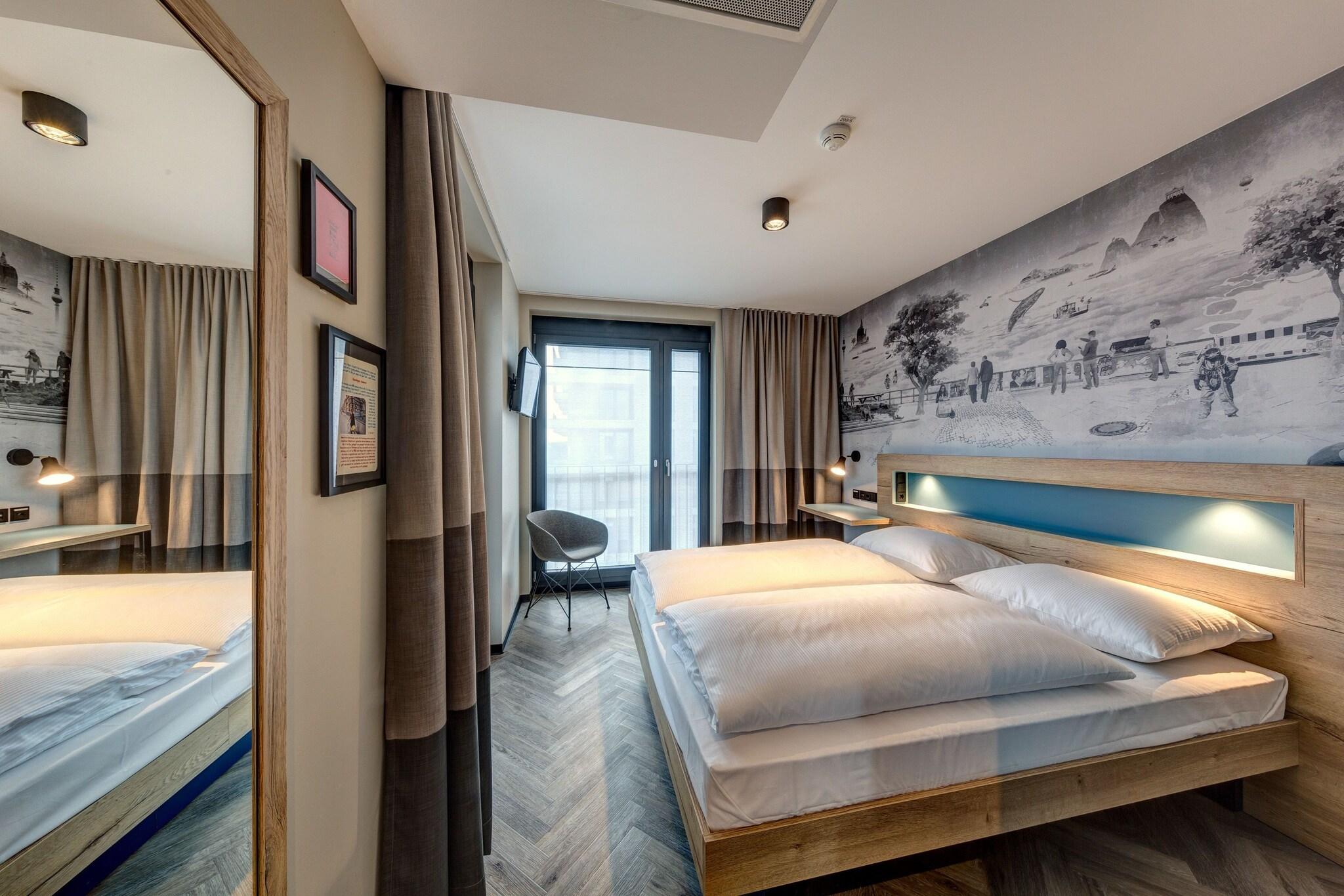 Triple Two Double Beds