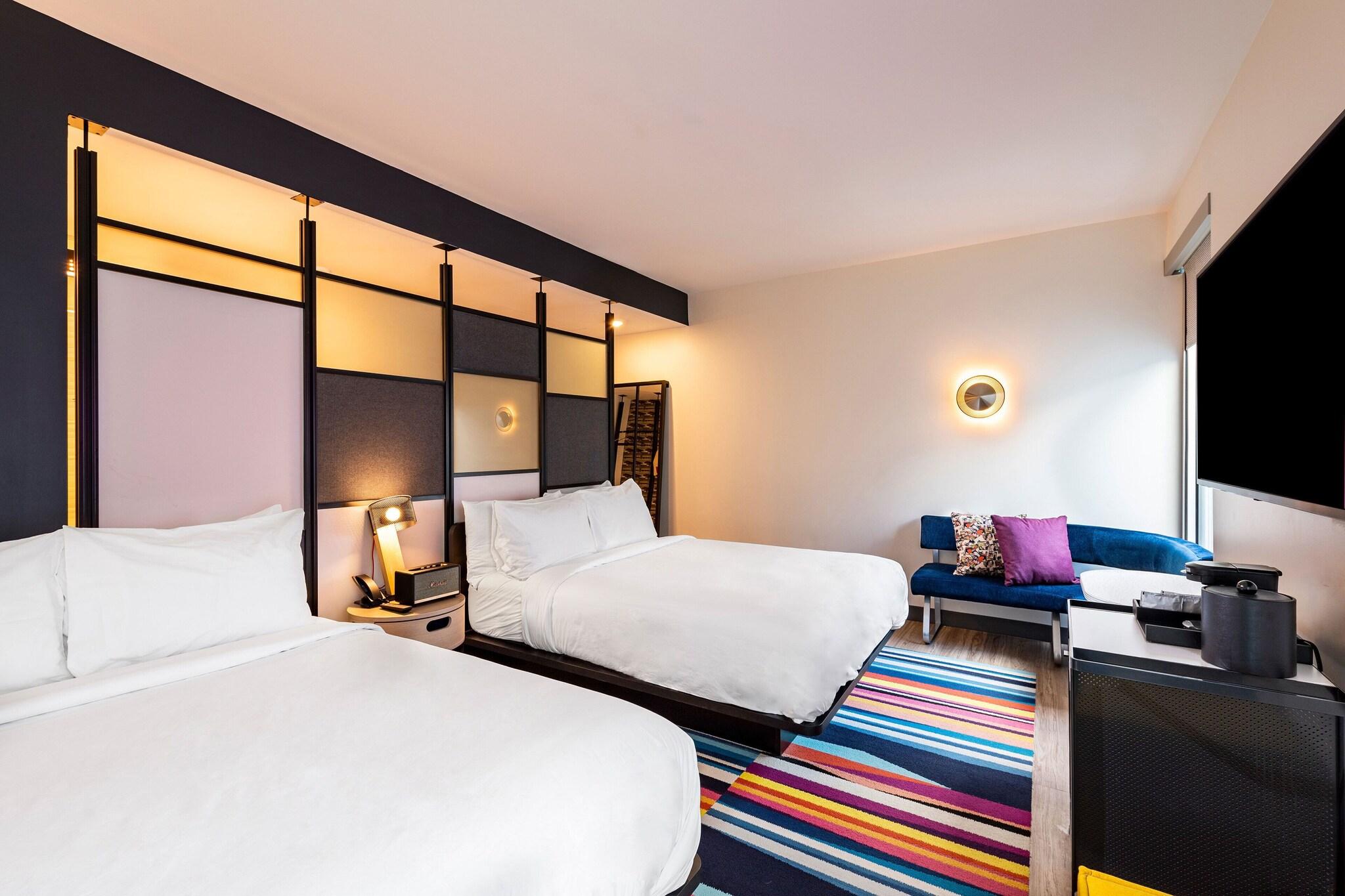 Double Two Queen Beds