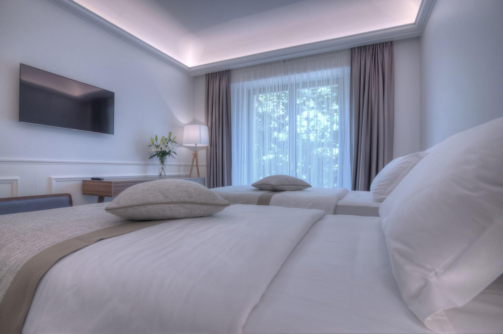 Double or Twin City View King Bed