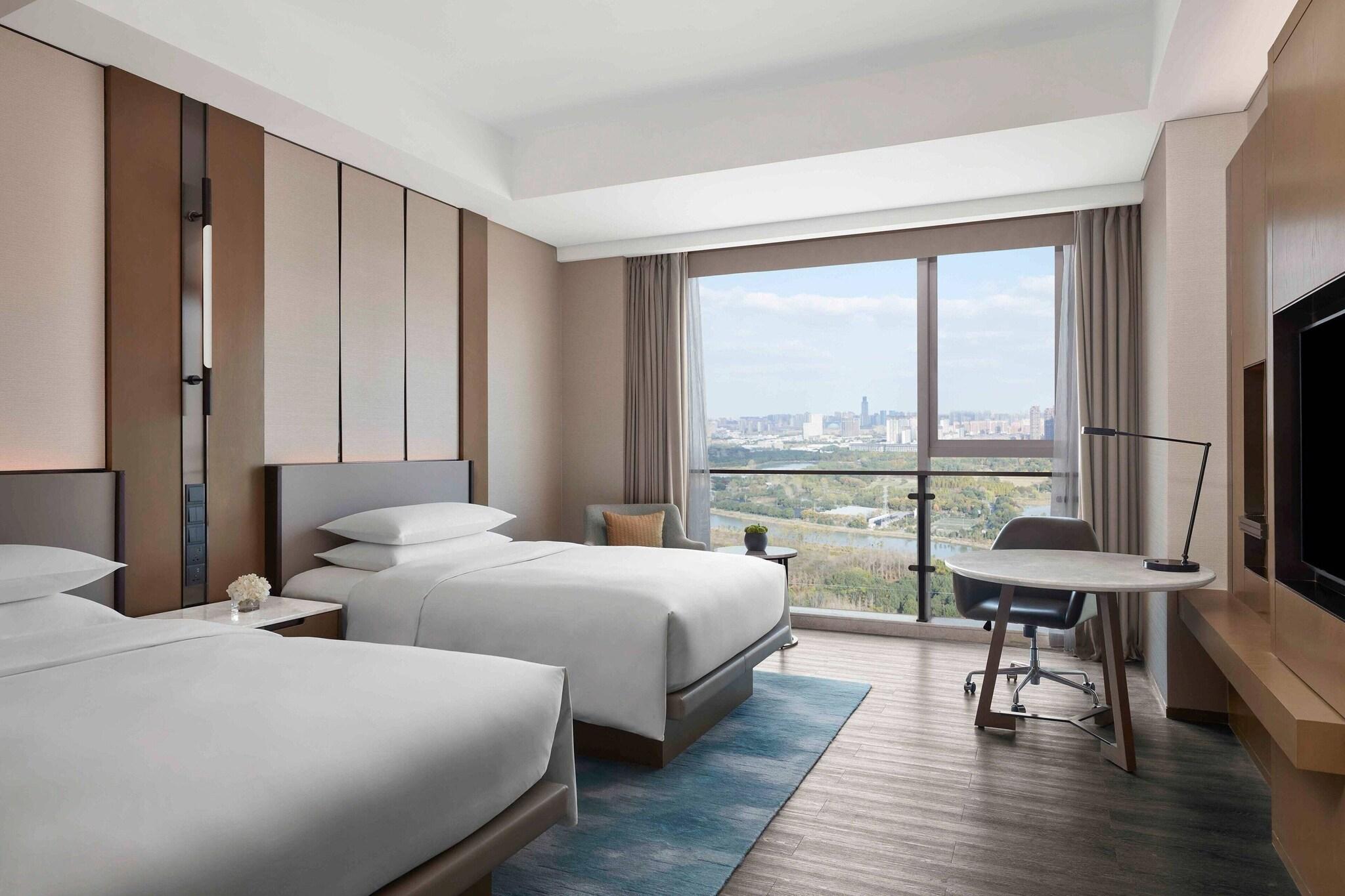 Quadruple City View Two Double Beds