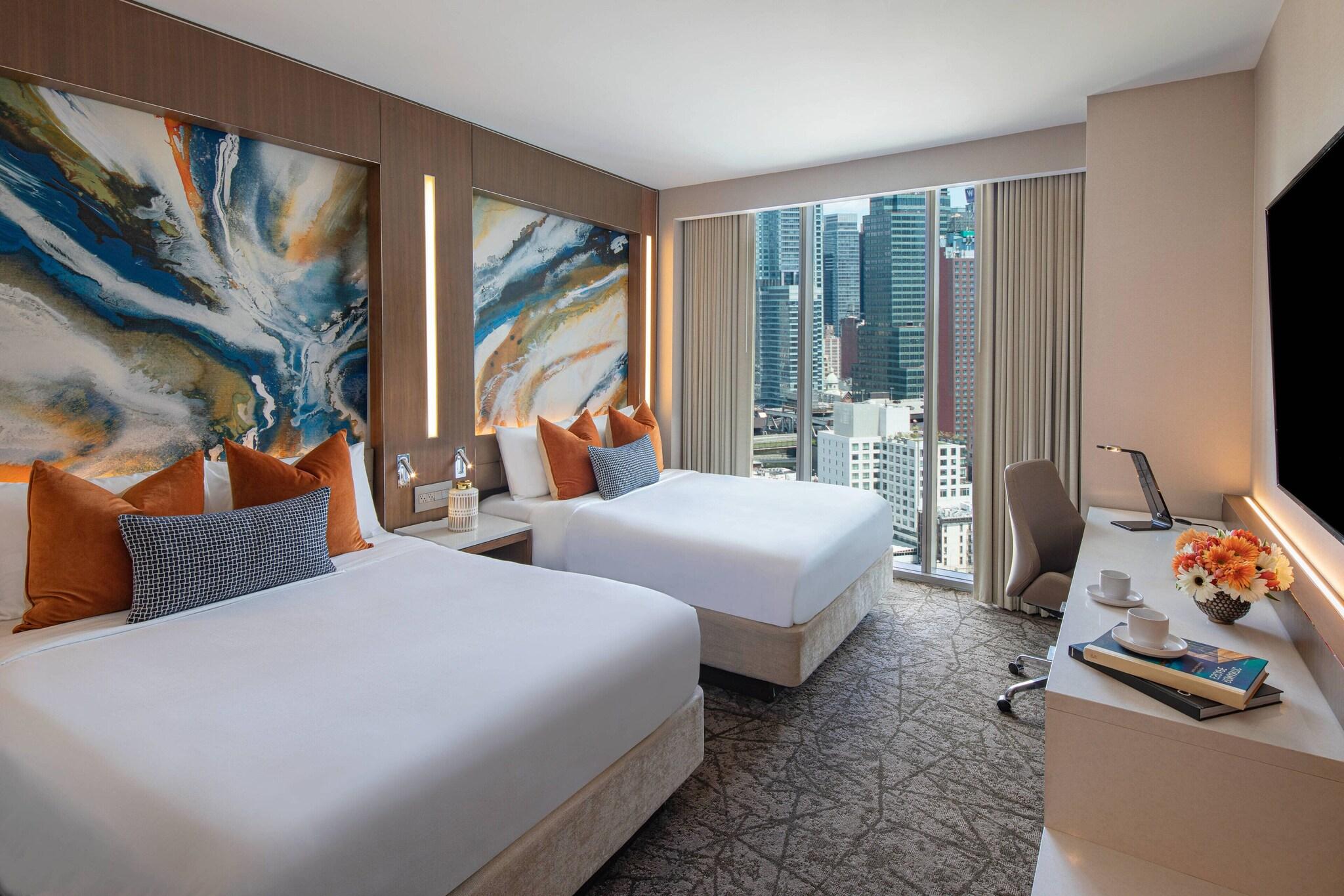 Quadruple City View Two Queen Beds