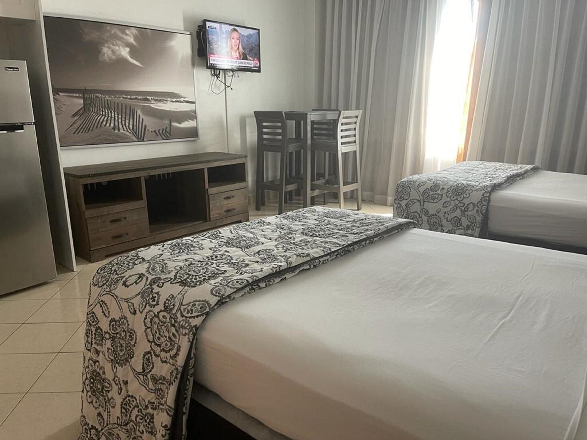 Double Two Double Beds with Views