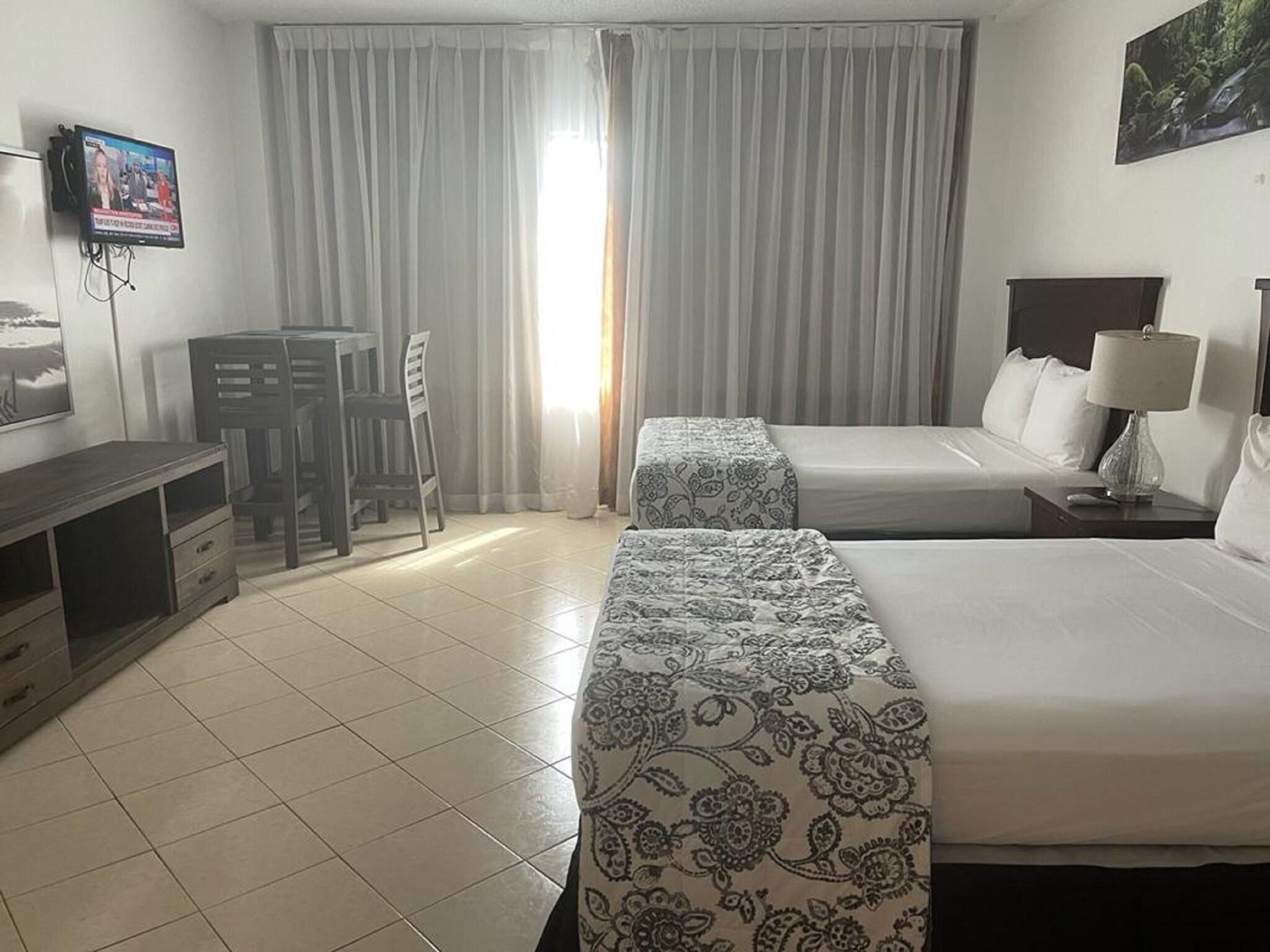 Double Two Double Beds with Views