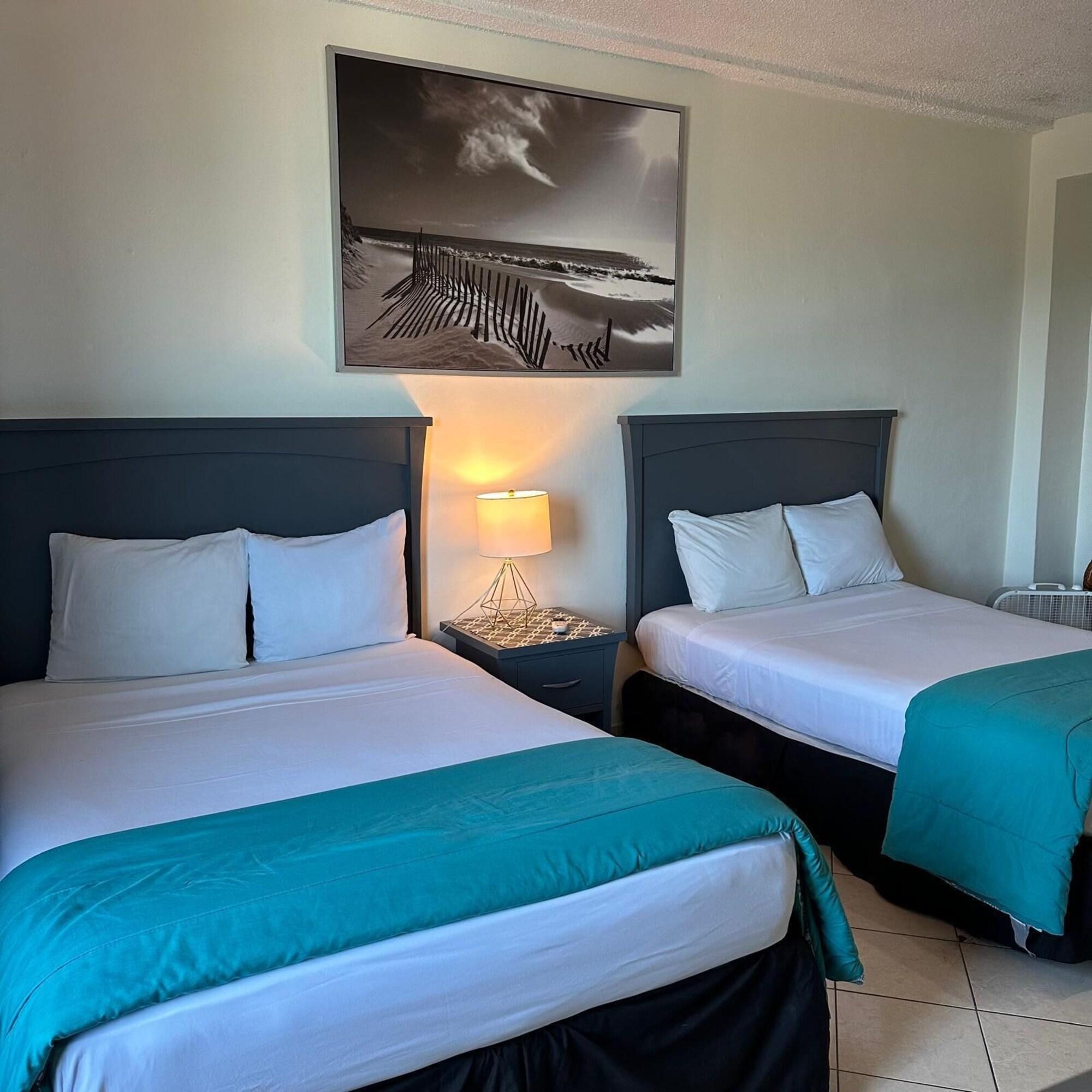 Double Two Double Beds with Views