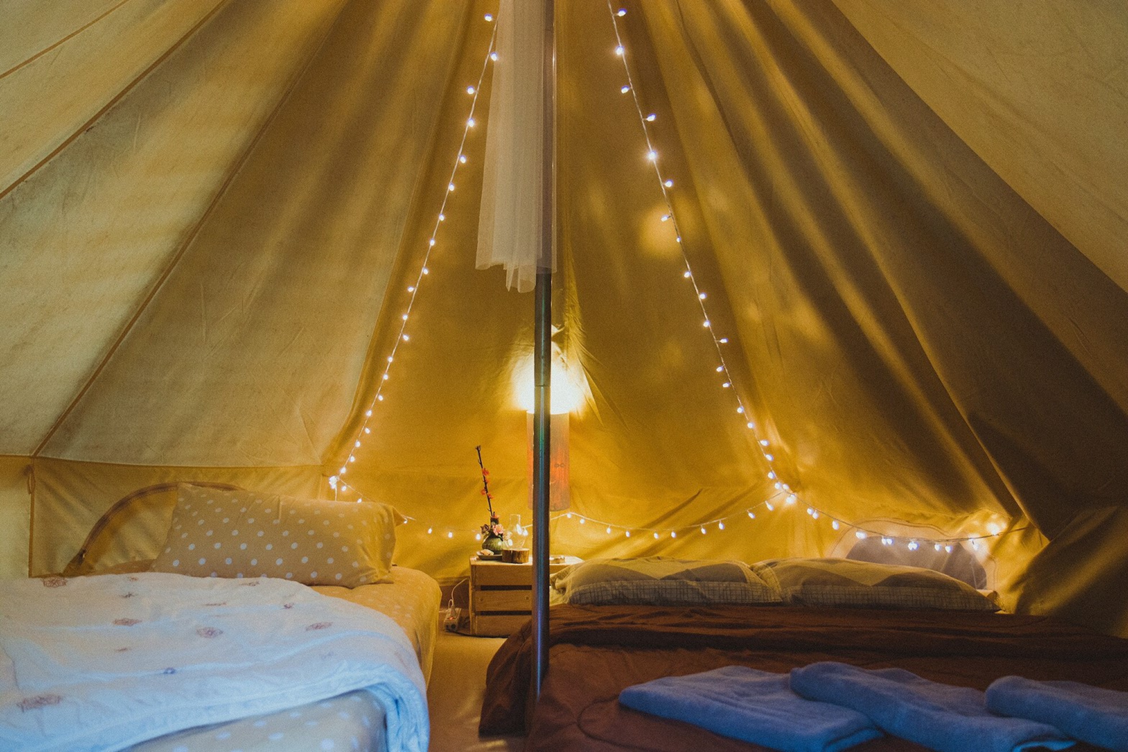Tent with Shared Bathroom
