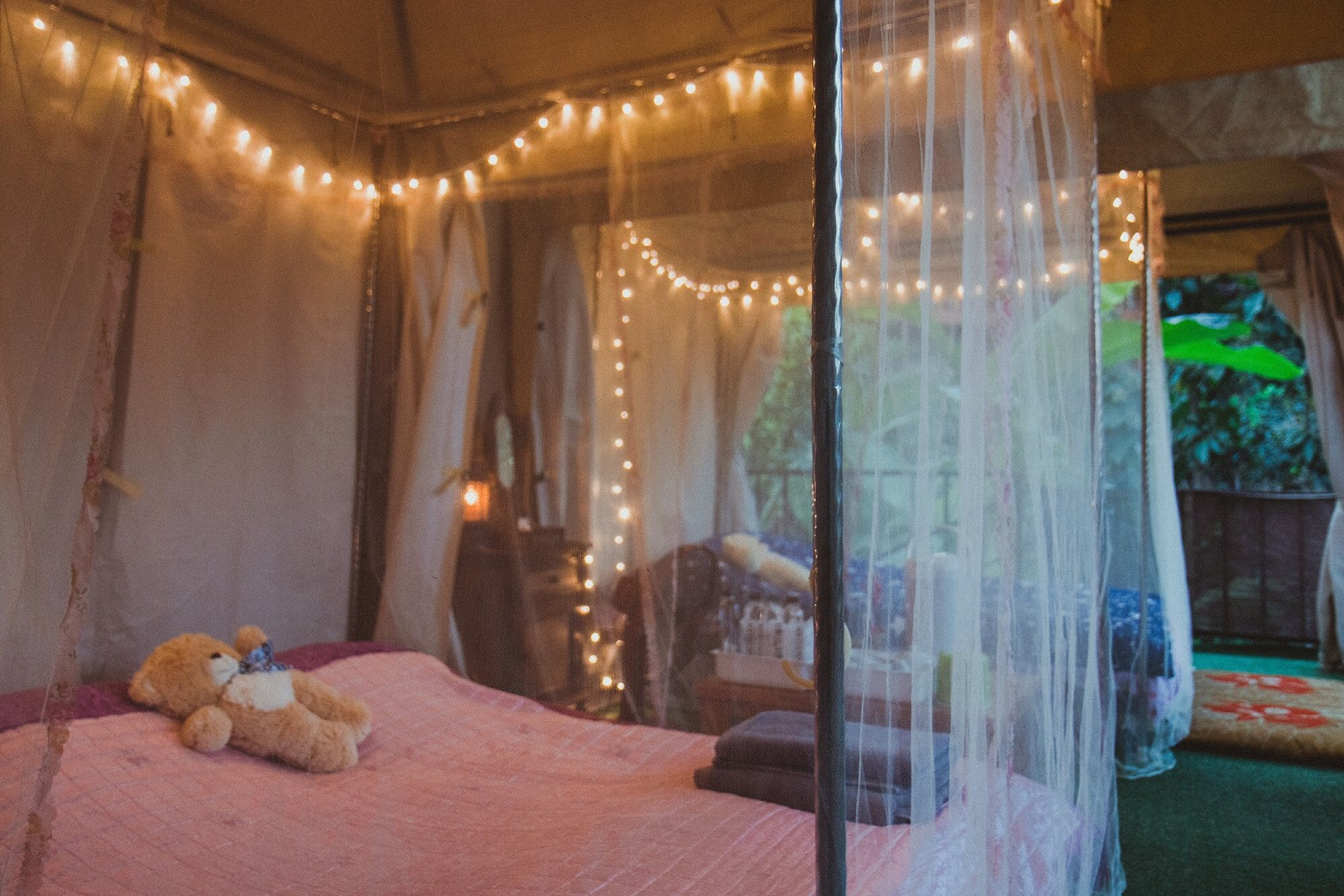 Tent with Shared Bathroom