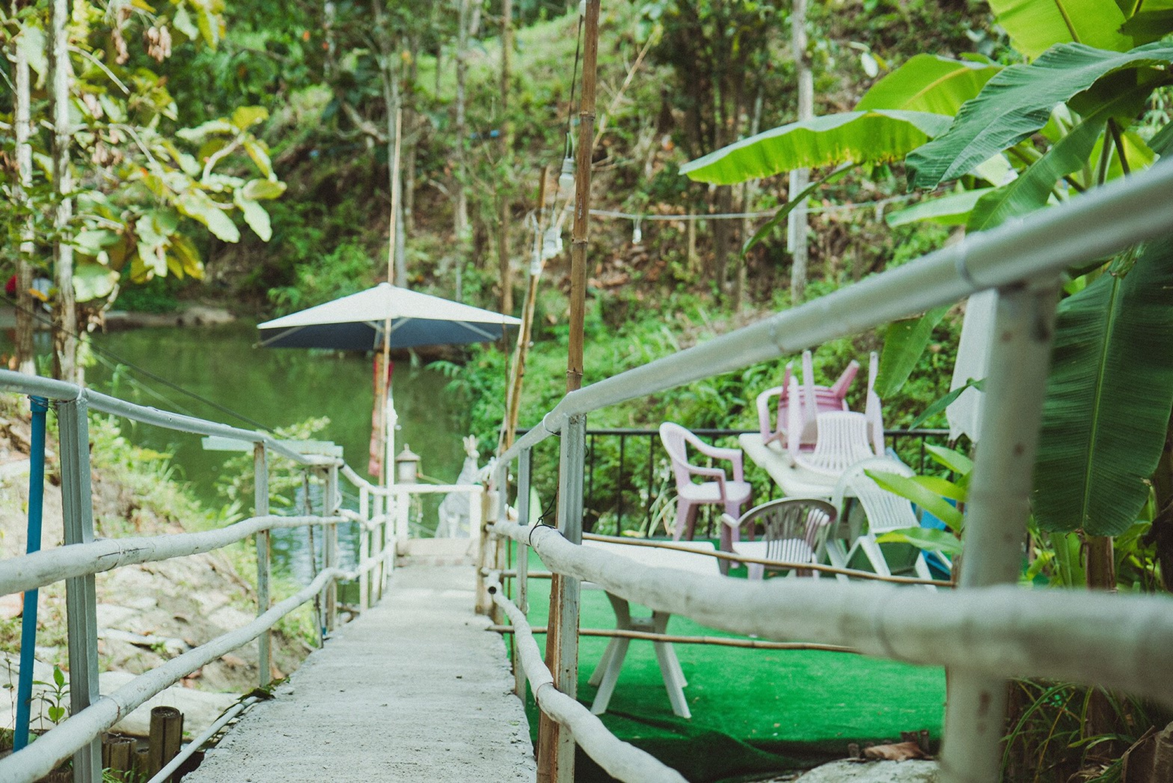 Tent with Shared Bathroom
