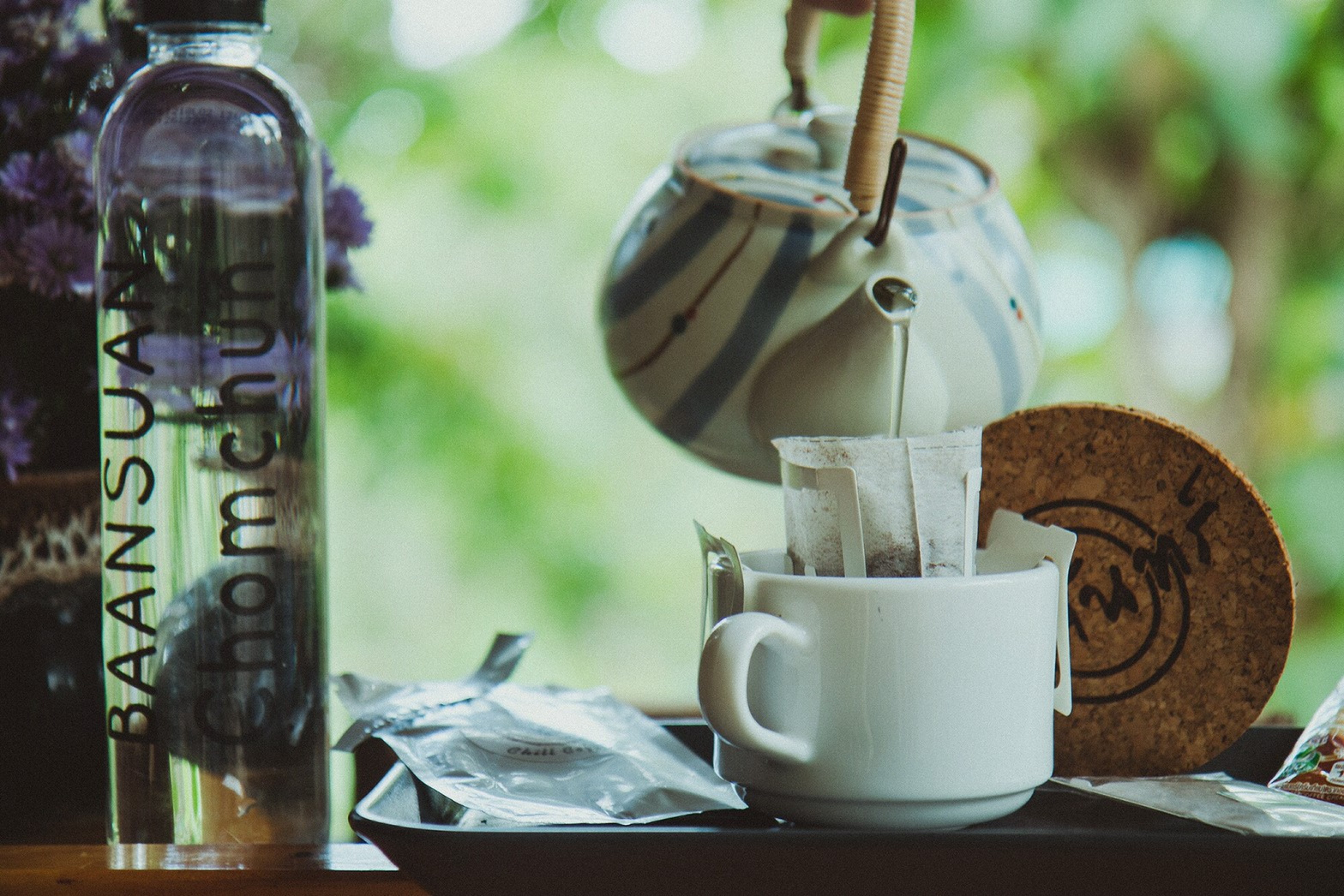 Tent with Shared Bathroom