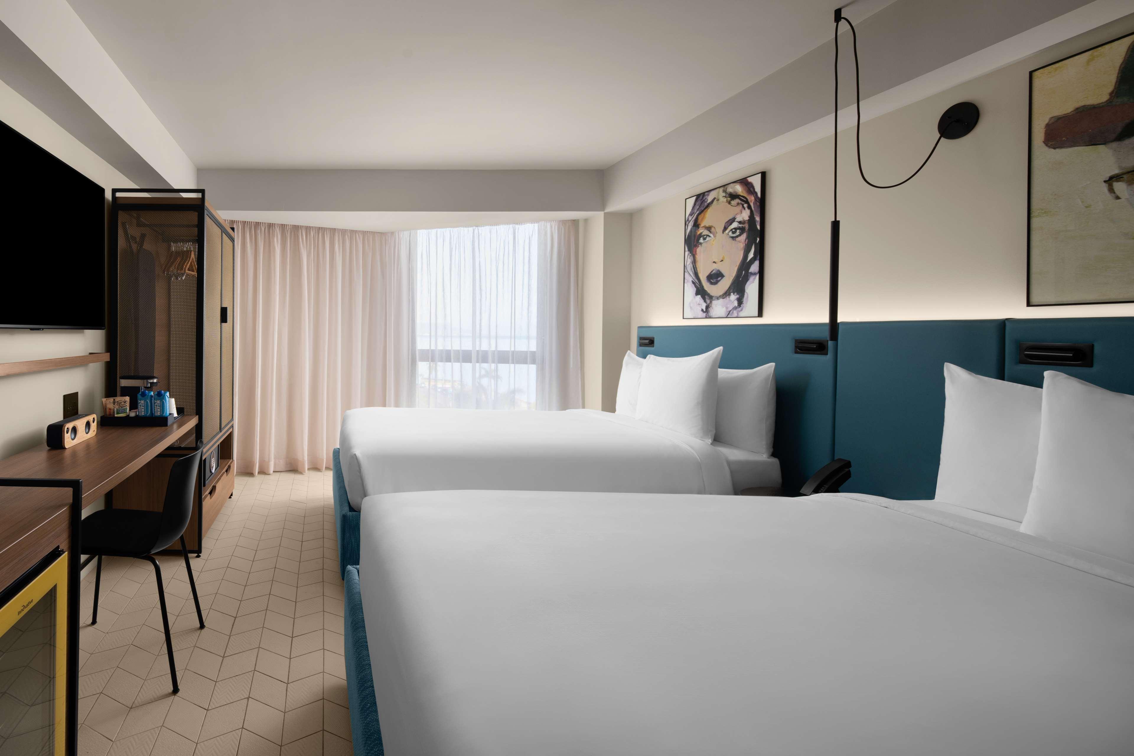 Twin Two Double Beds