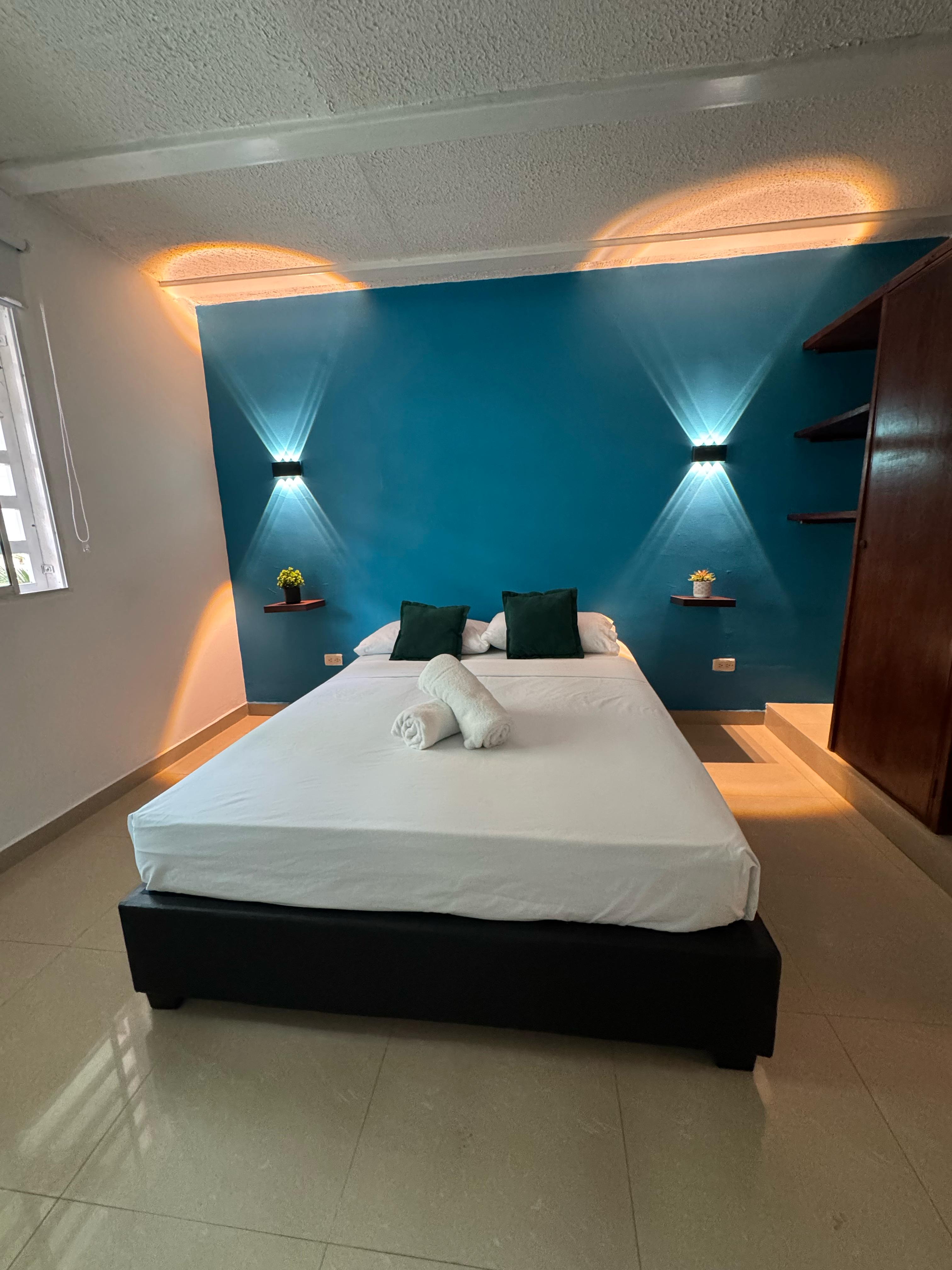 Double King Bed One Bedroom 