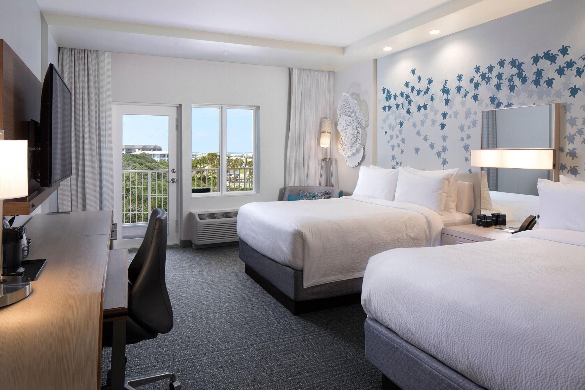 Double Two Queen Beds