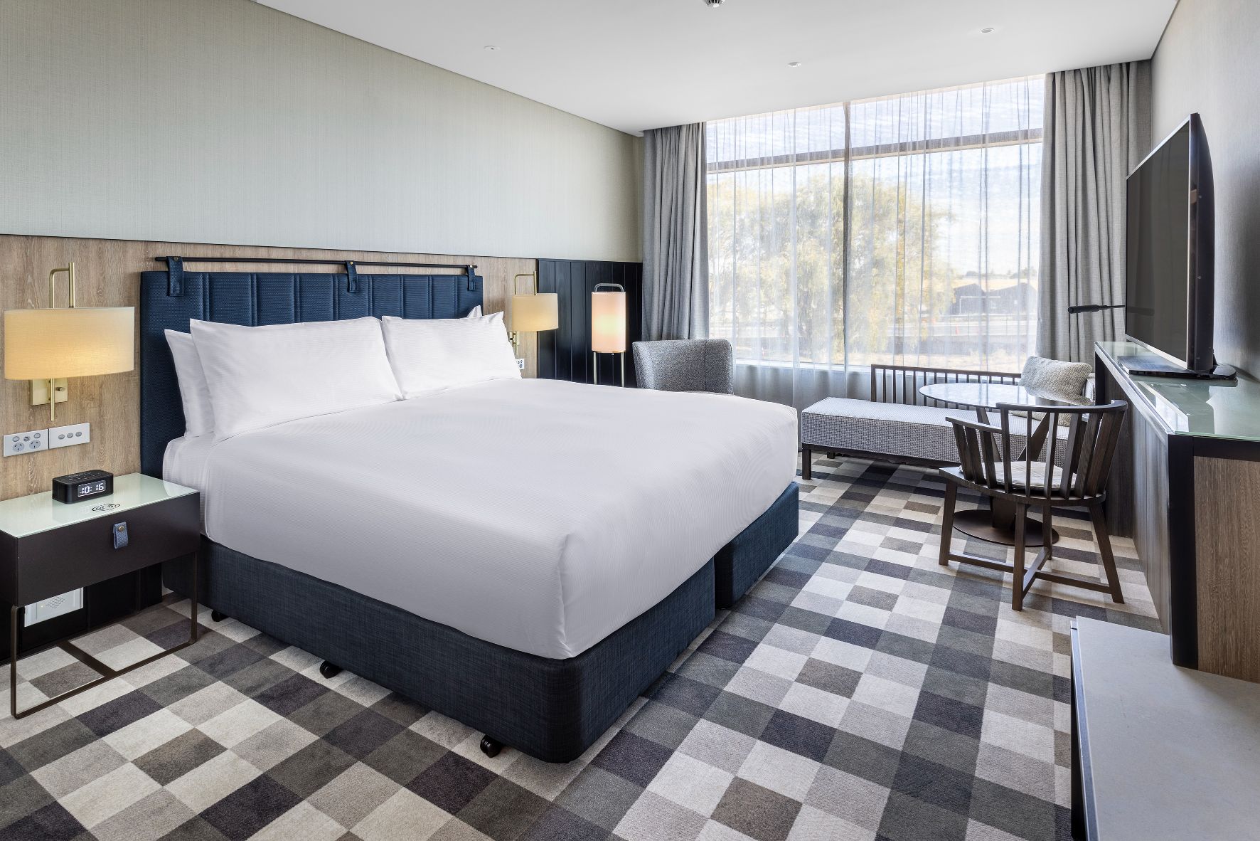 Double Guest Room King Bed