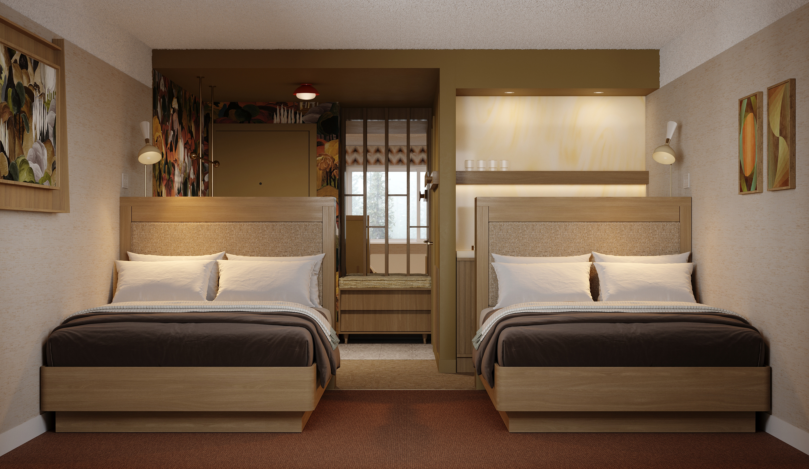 Room Two Double Beds