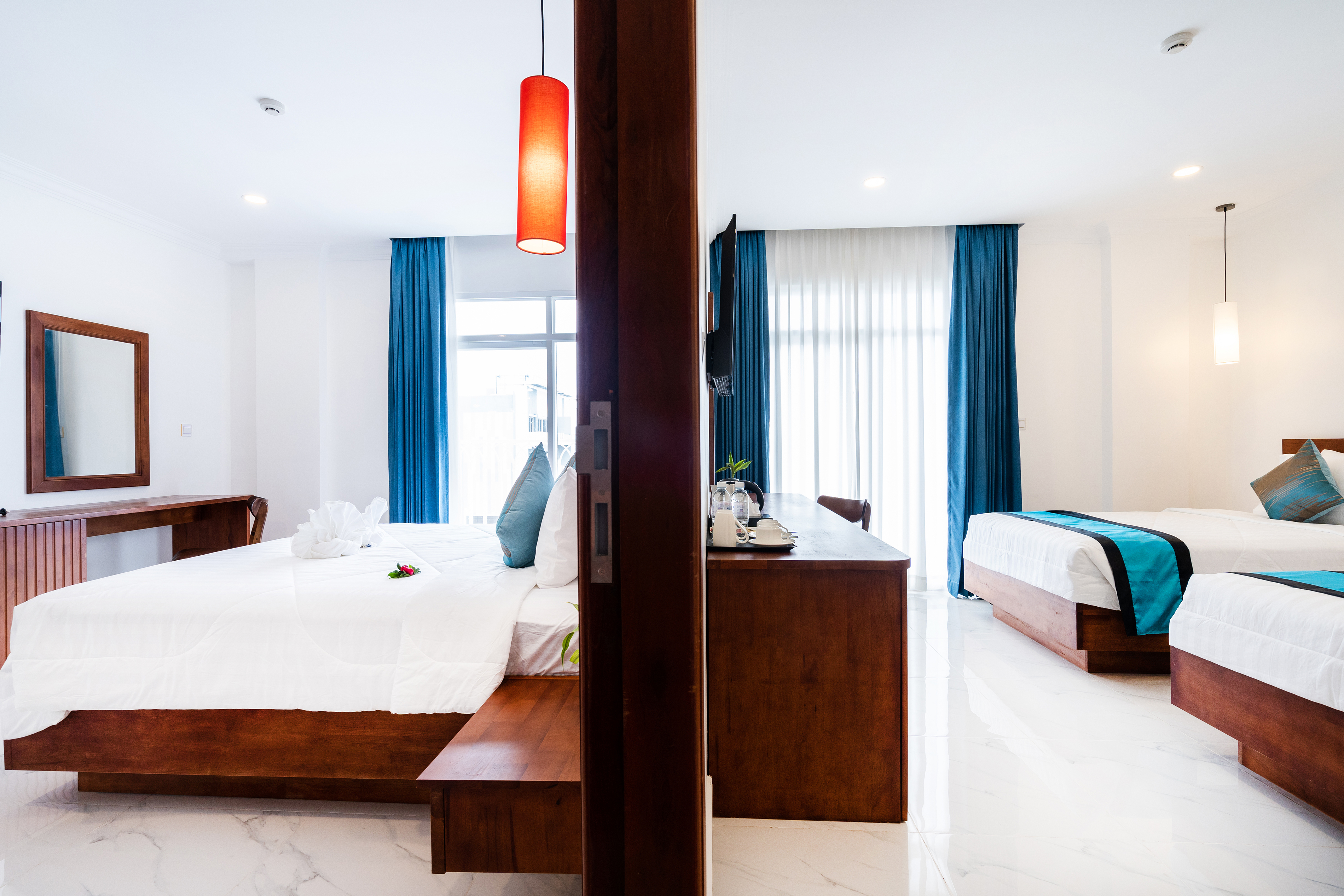 Family Room Two Bedrooms with Terrace