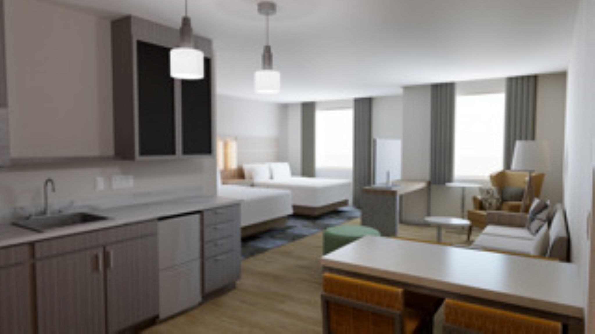 Studio Queen Size Bed