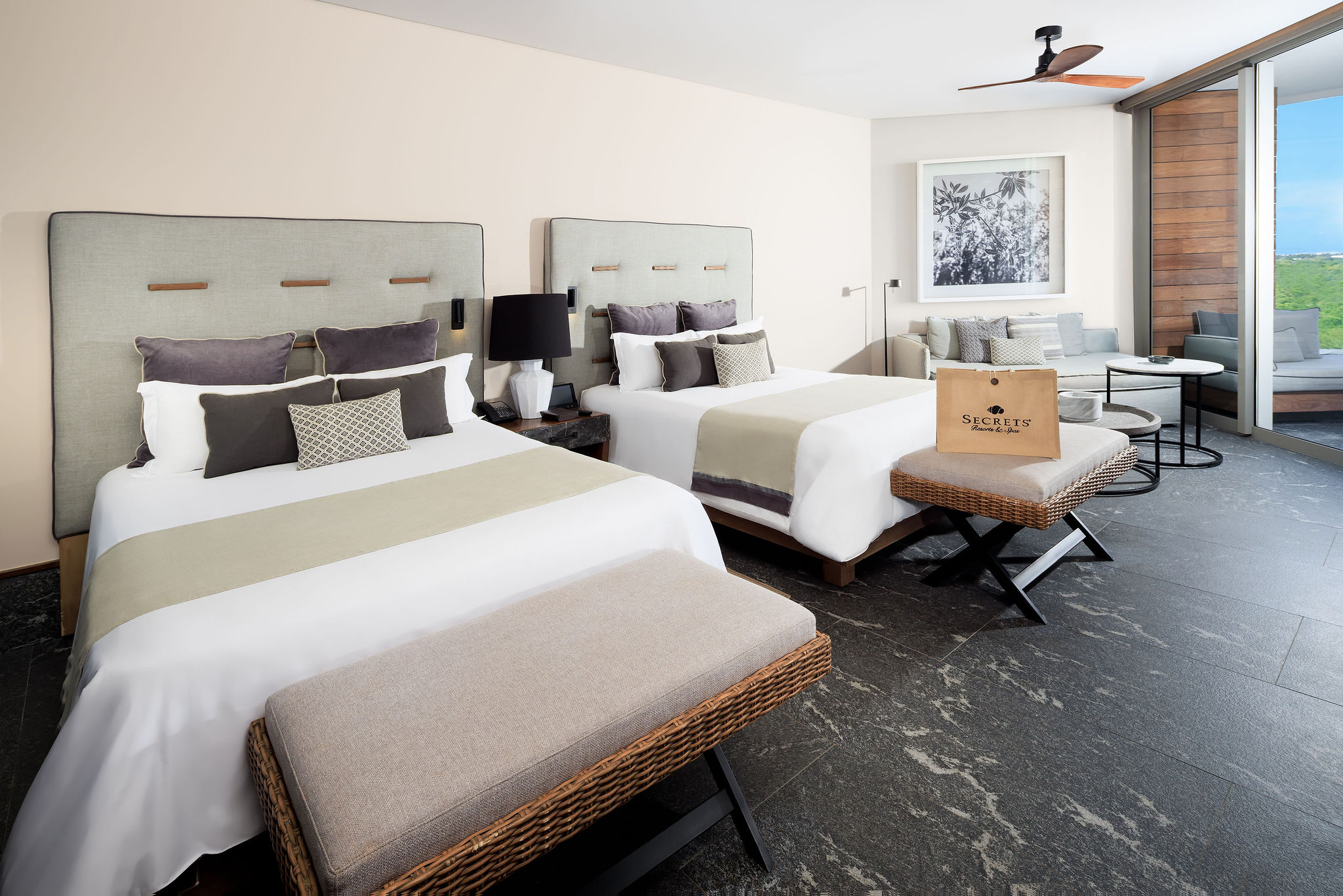 Suite Ocean View Two Double Beds