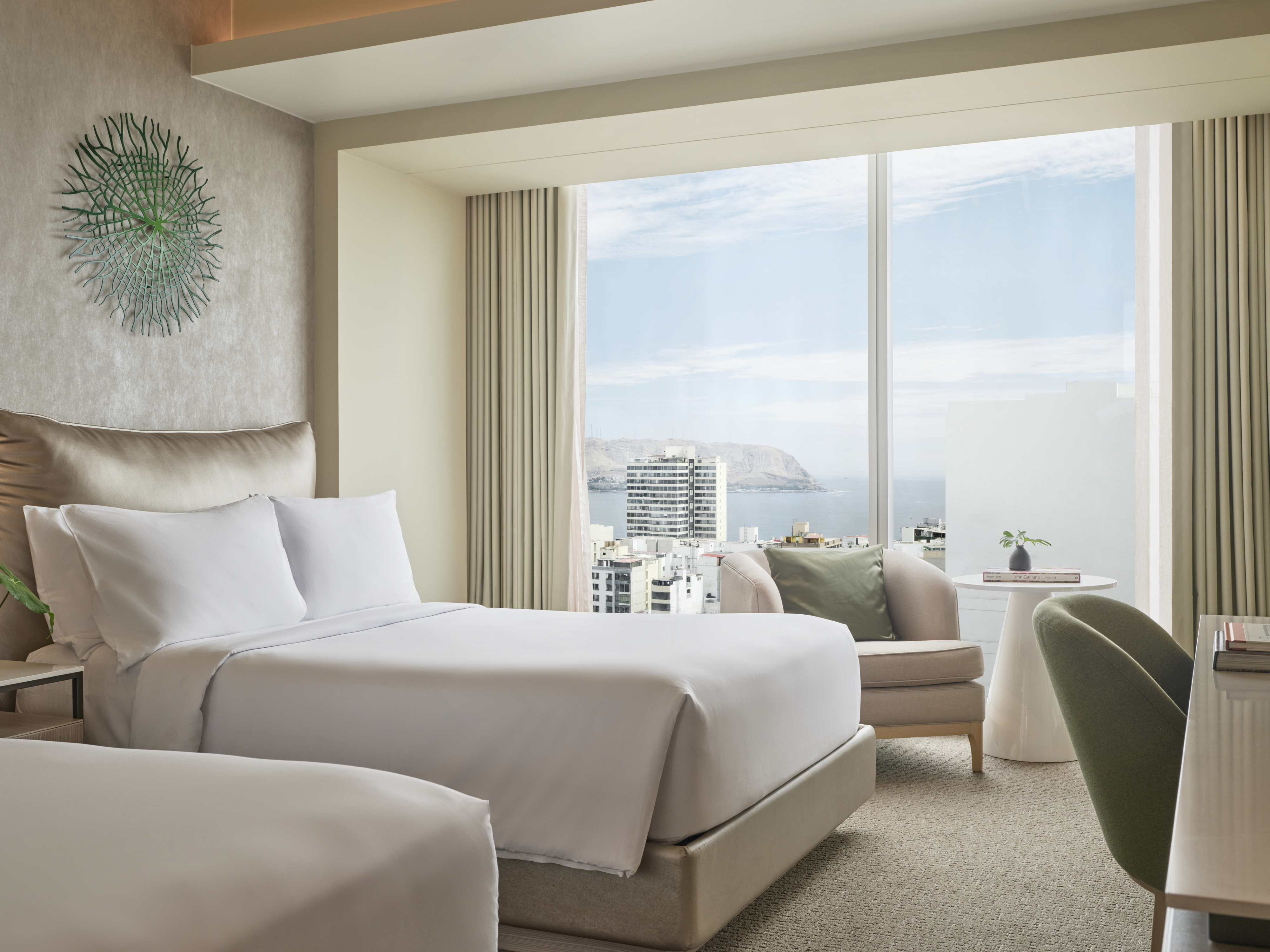 Double Two Double Beds with Views