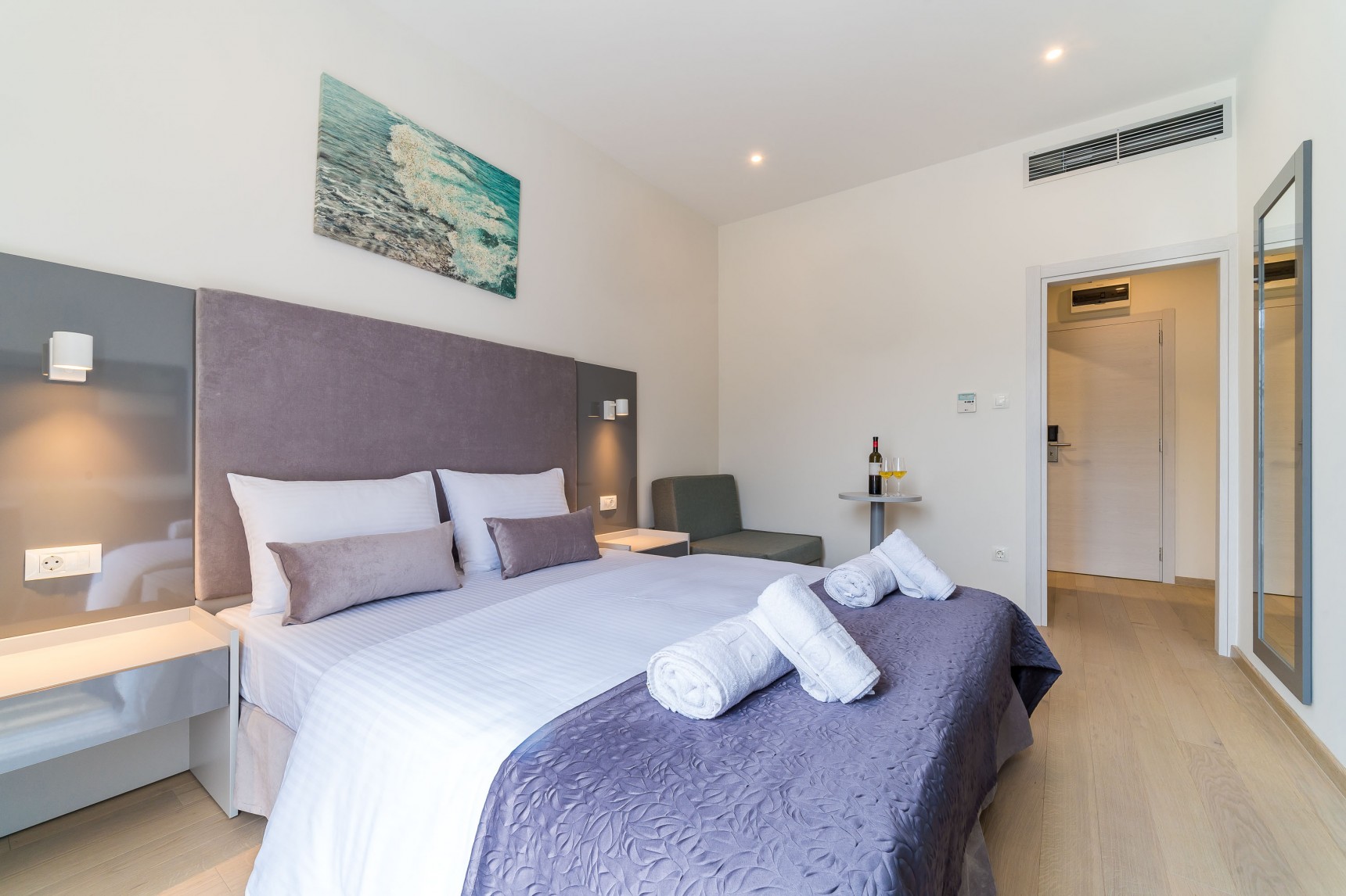 Twin Sea View with Balcony