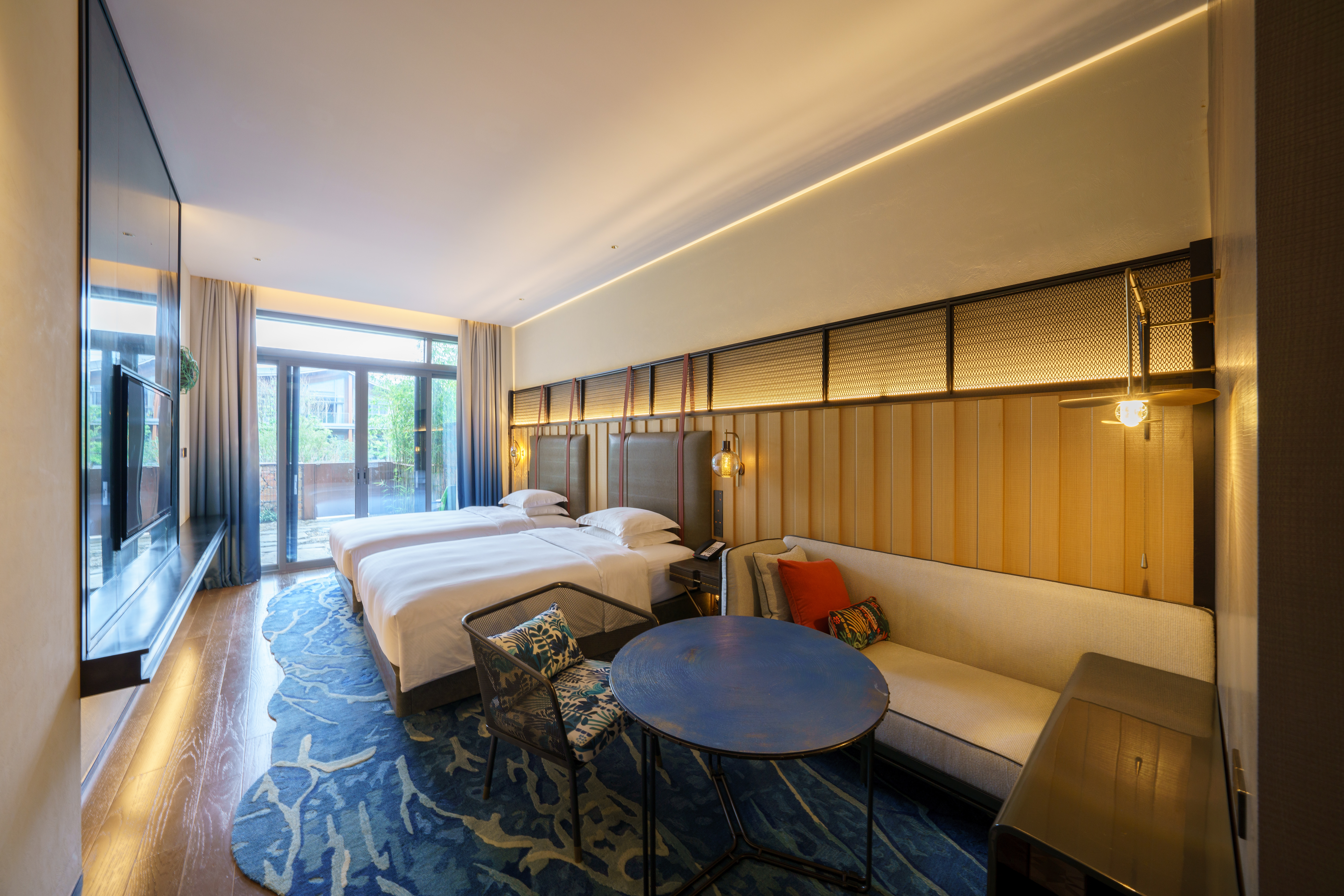 Twin Two Double Beds Premium