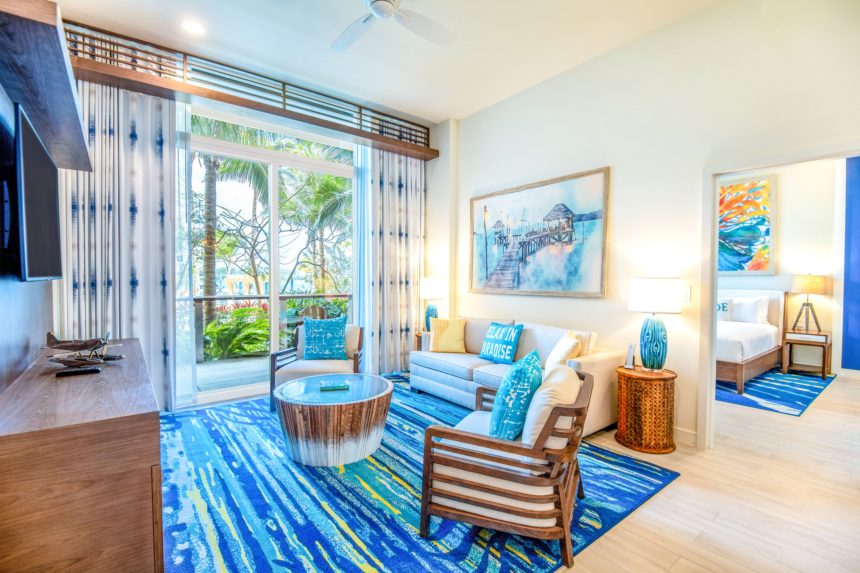 Double Ocean View Queen Bed