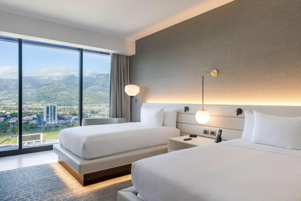 Double City View Two Double Beds