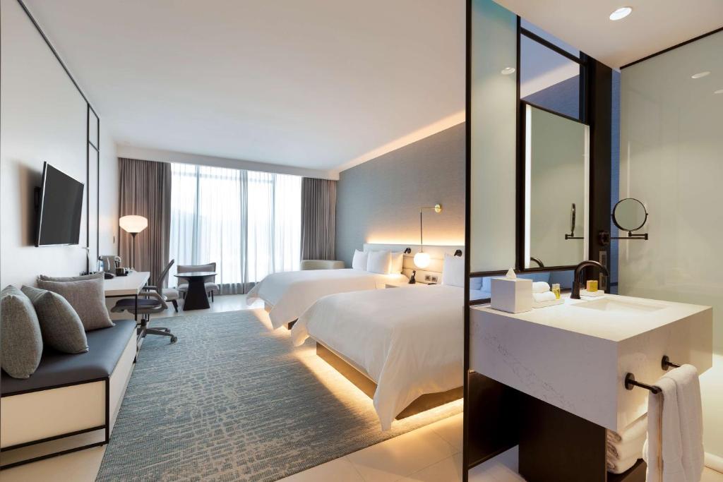 Double Two Double Beds