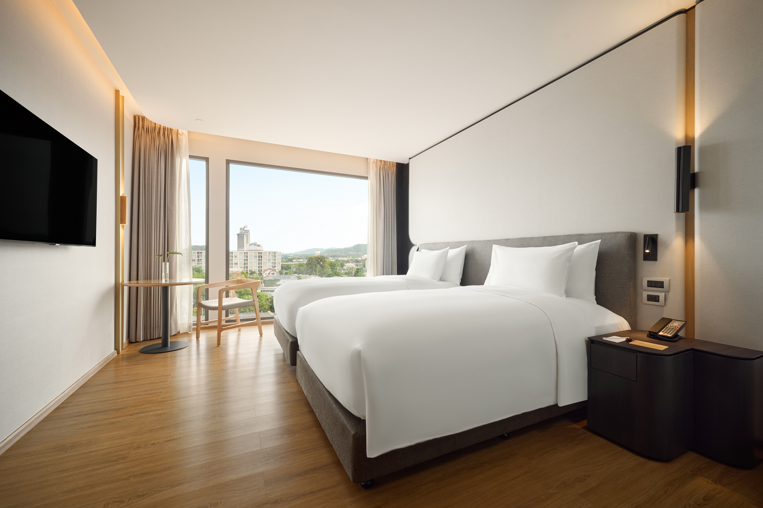 Double or Twin Mountain View