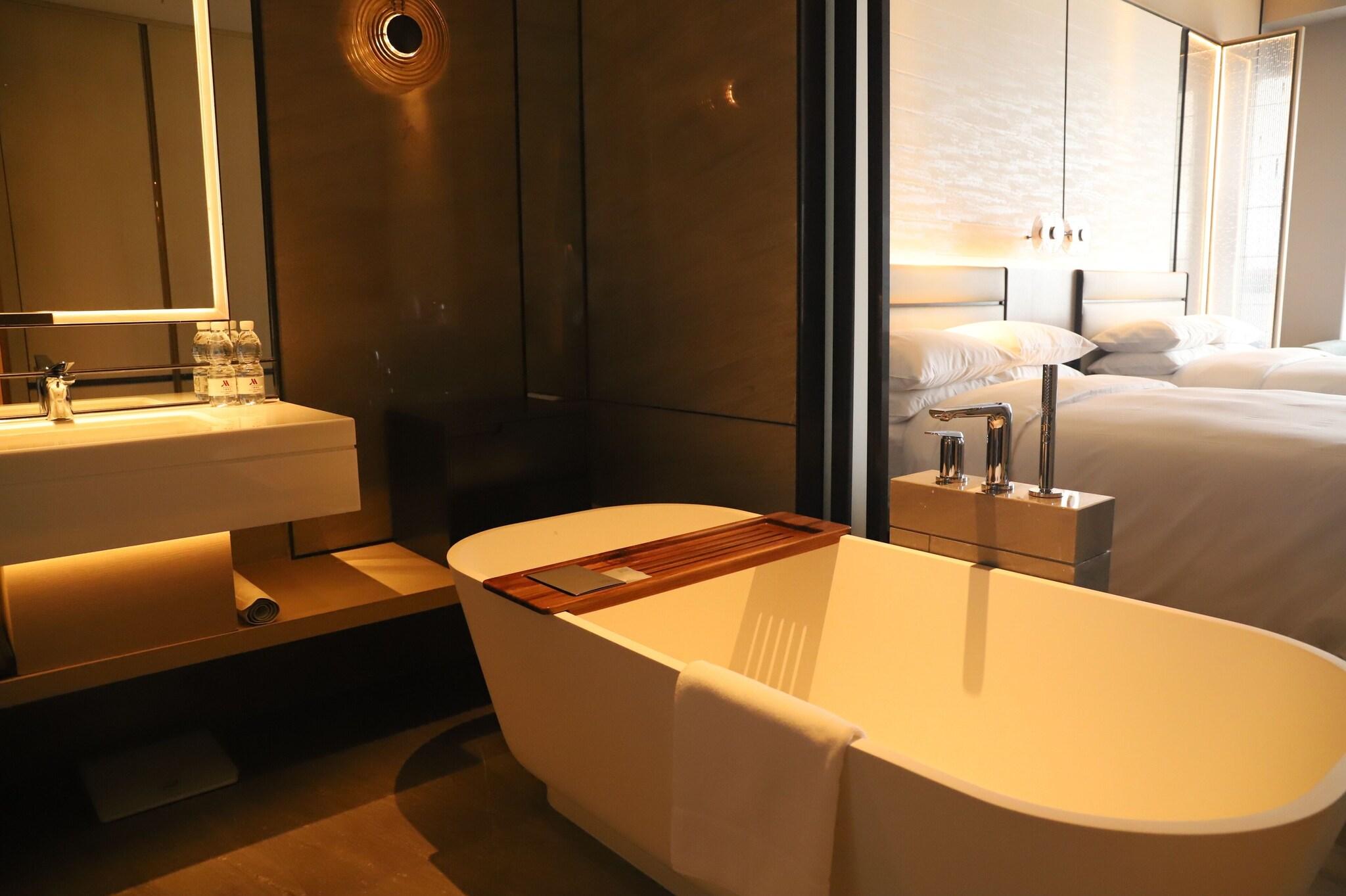 Quadruple City View Two Double Beds