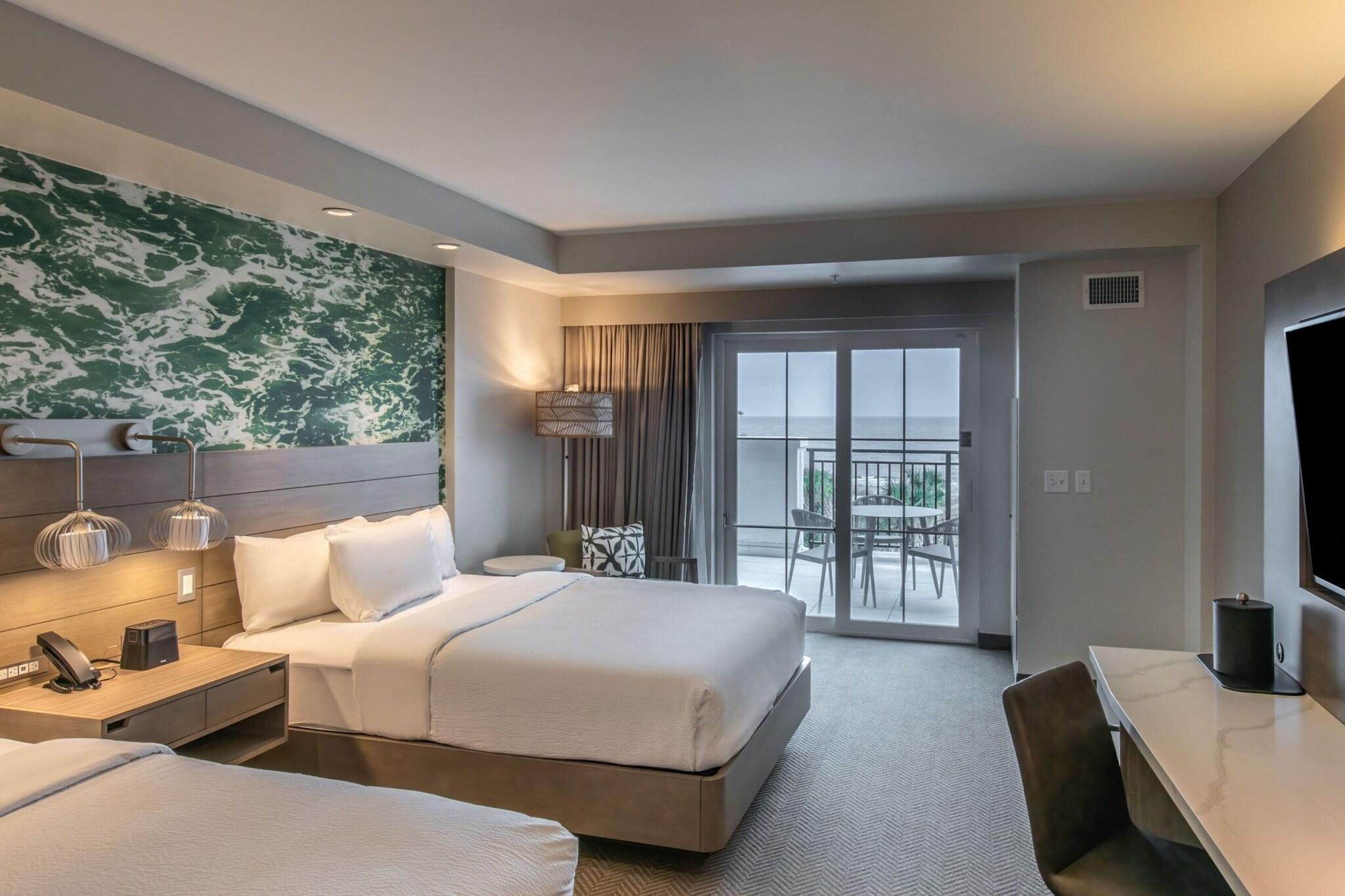 Double Ocean View Two Queen Beds