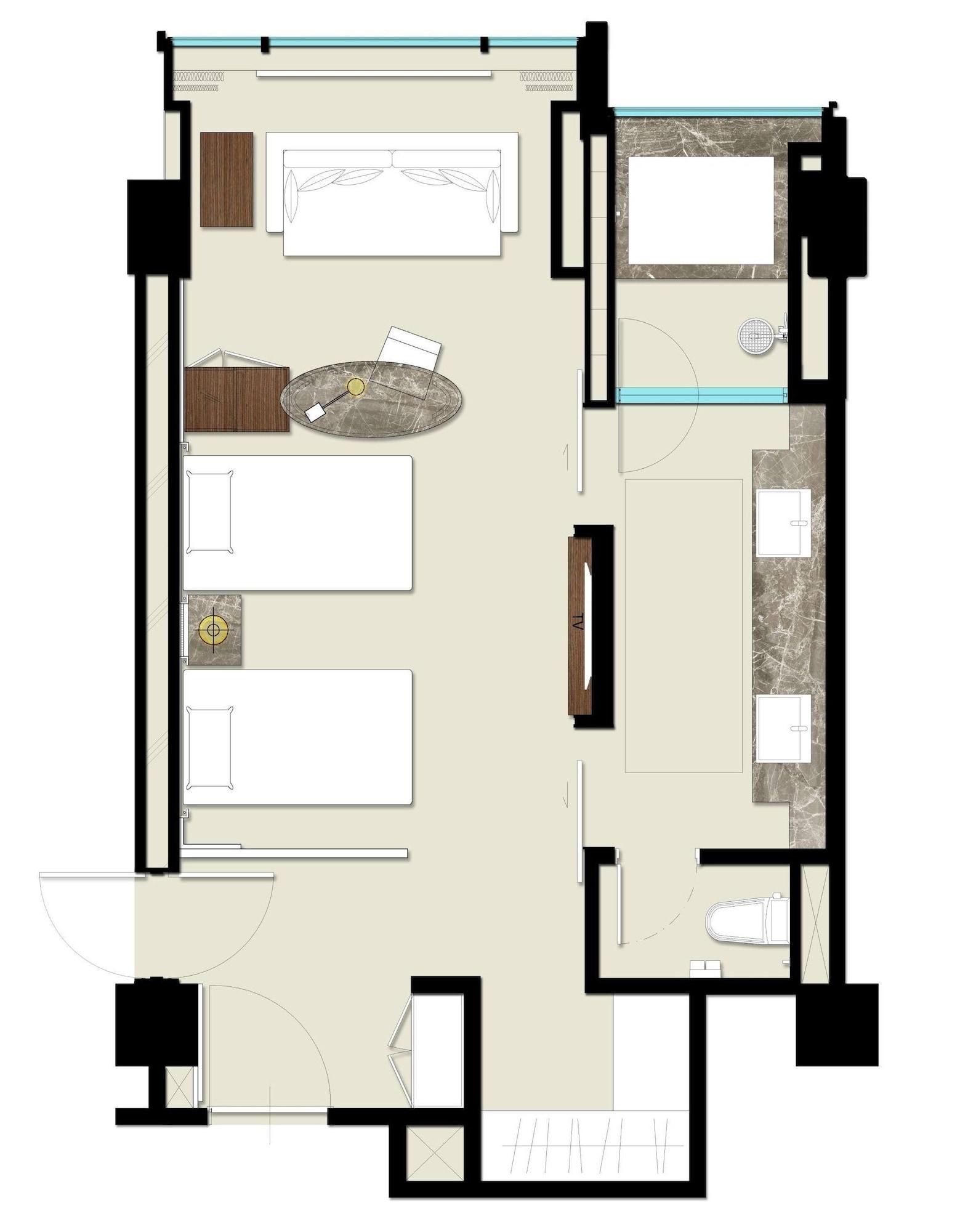 Double King Bed Non Smoking
