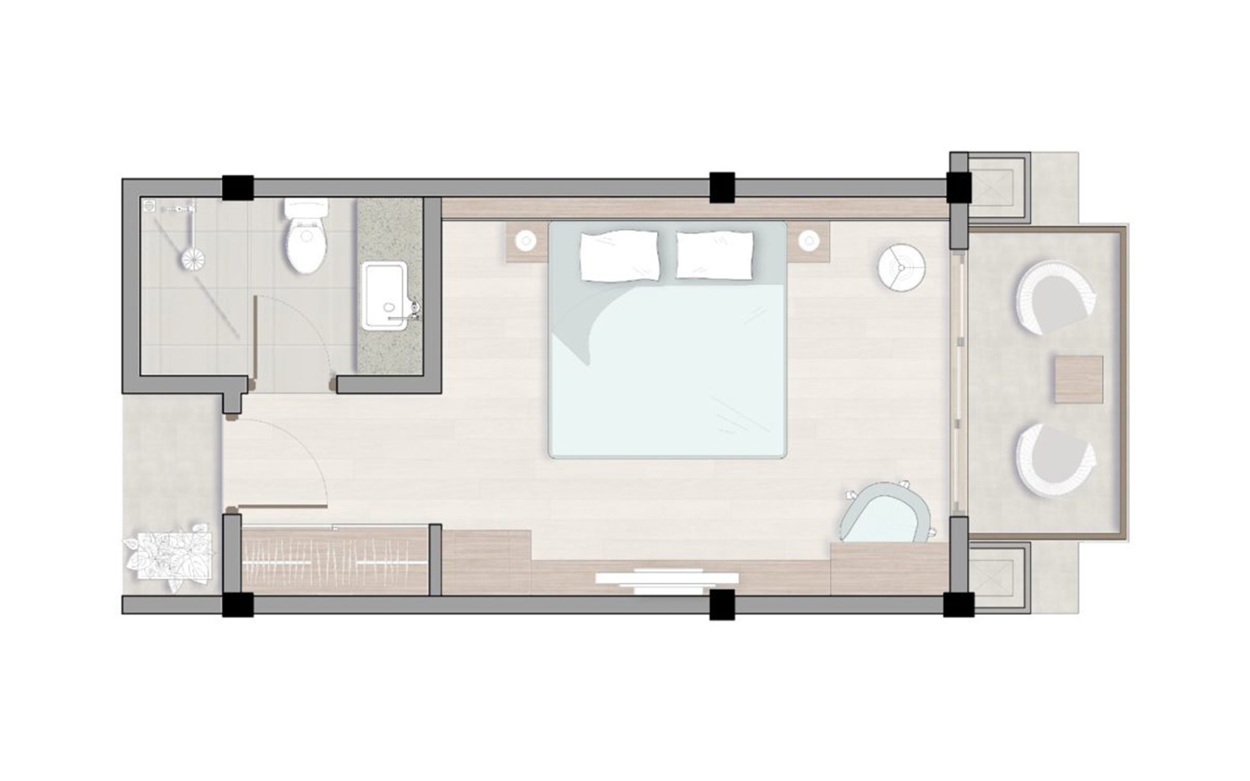 Double or Twin Superior Sea View