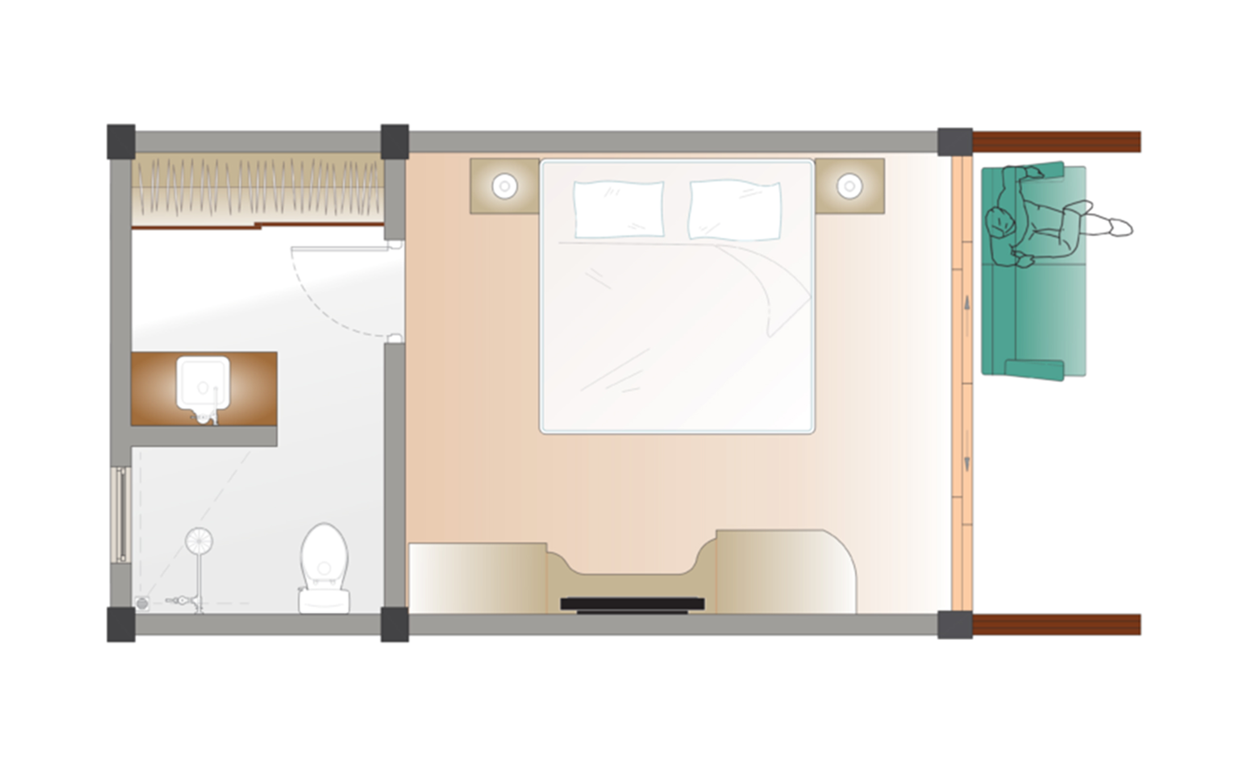 Double or Twin Superior with Views