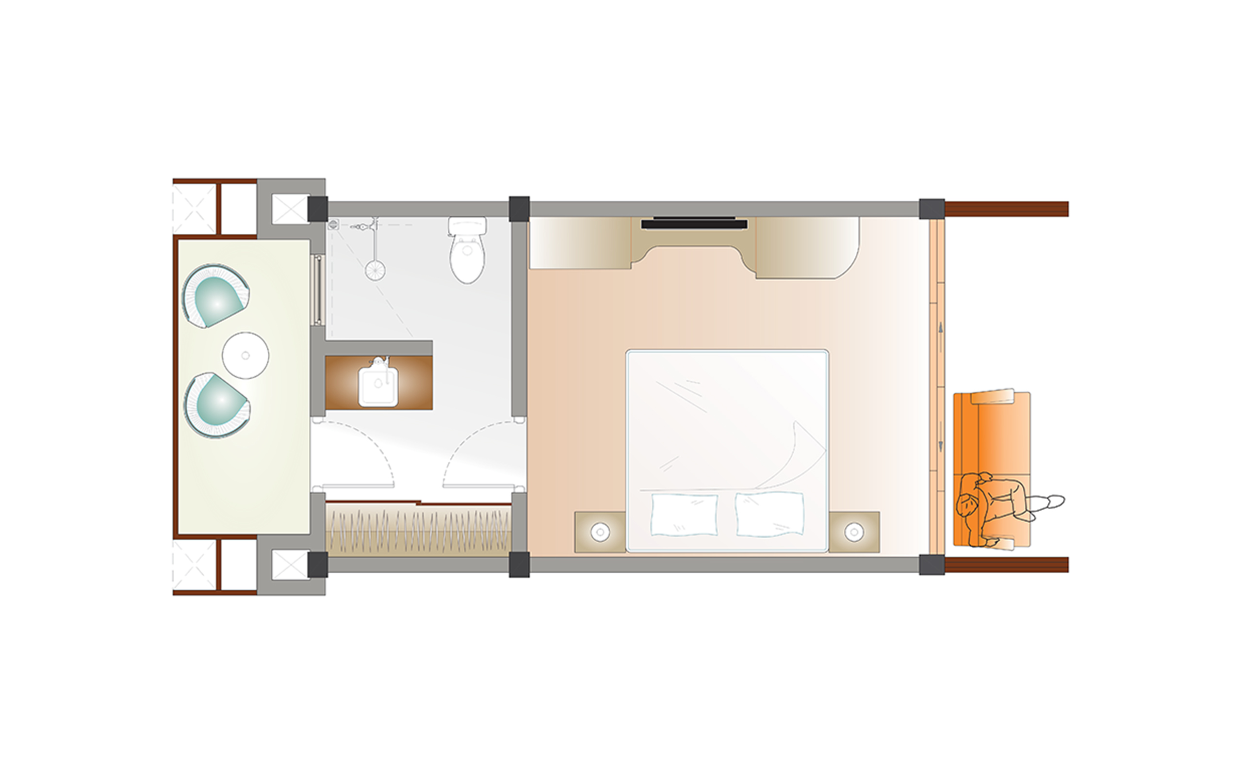 Double or Twin Superior with Balcony