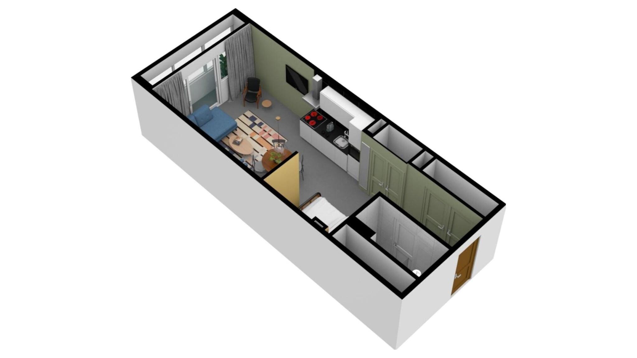 Double with Kitchenette