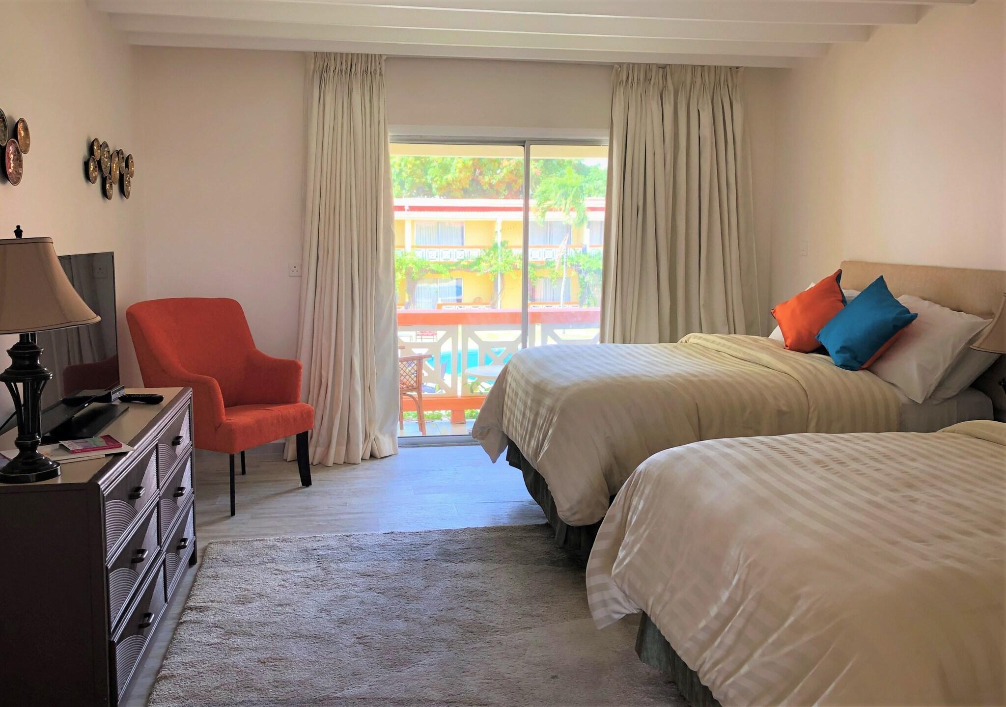 Double Pool View Two Double Beds