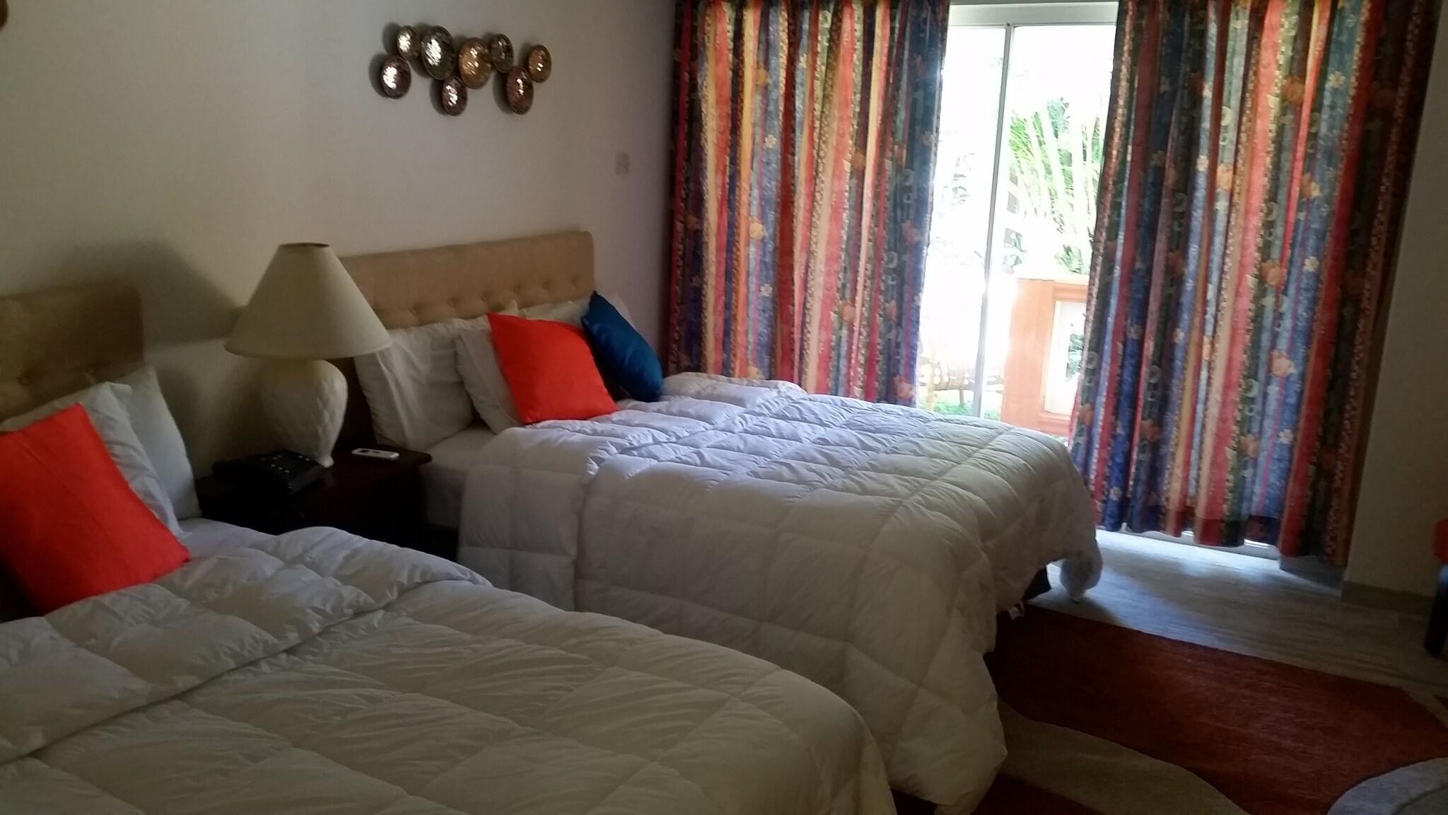 Double Pool View Two Double Beds