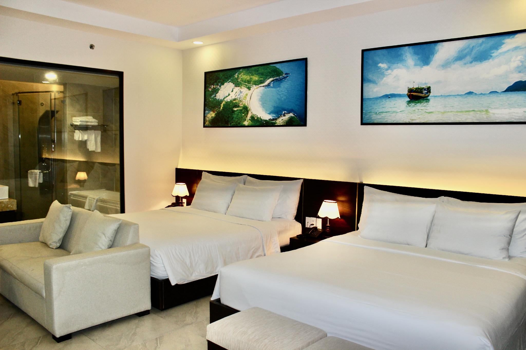 Family Room Ocean View Two Queen Beds