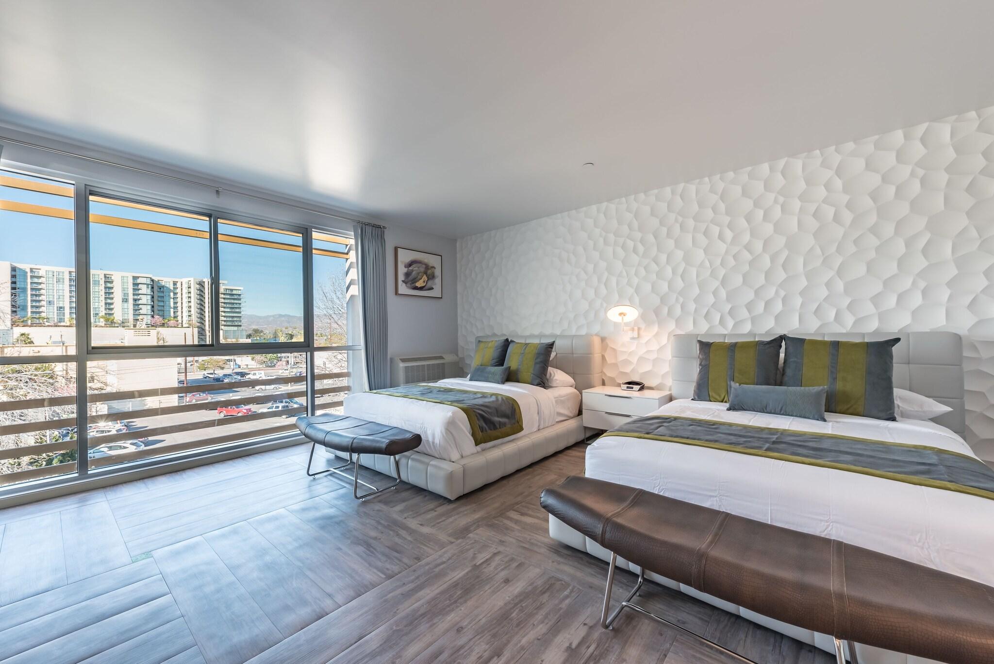 Double Two Queen Beds