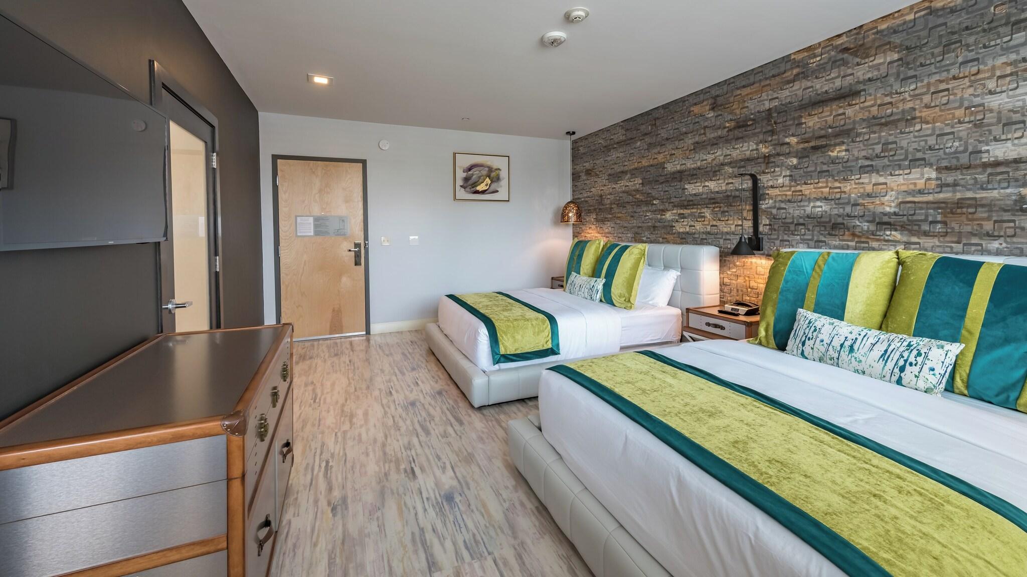 Double Two Queen Beds