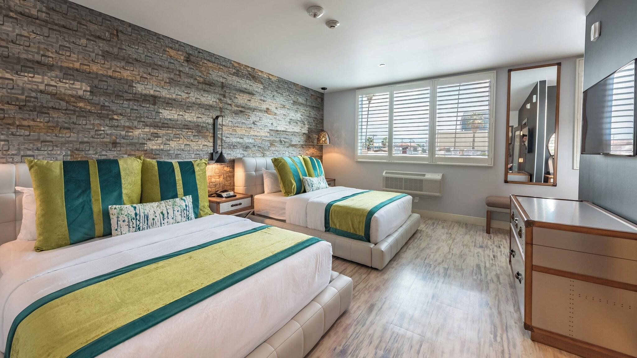 Double Two Queen Beds