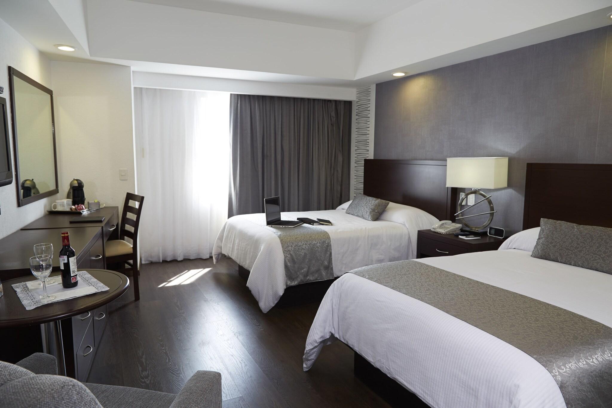 Double Two Double Beds