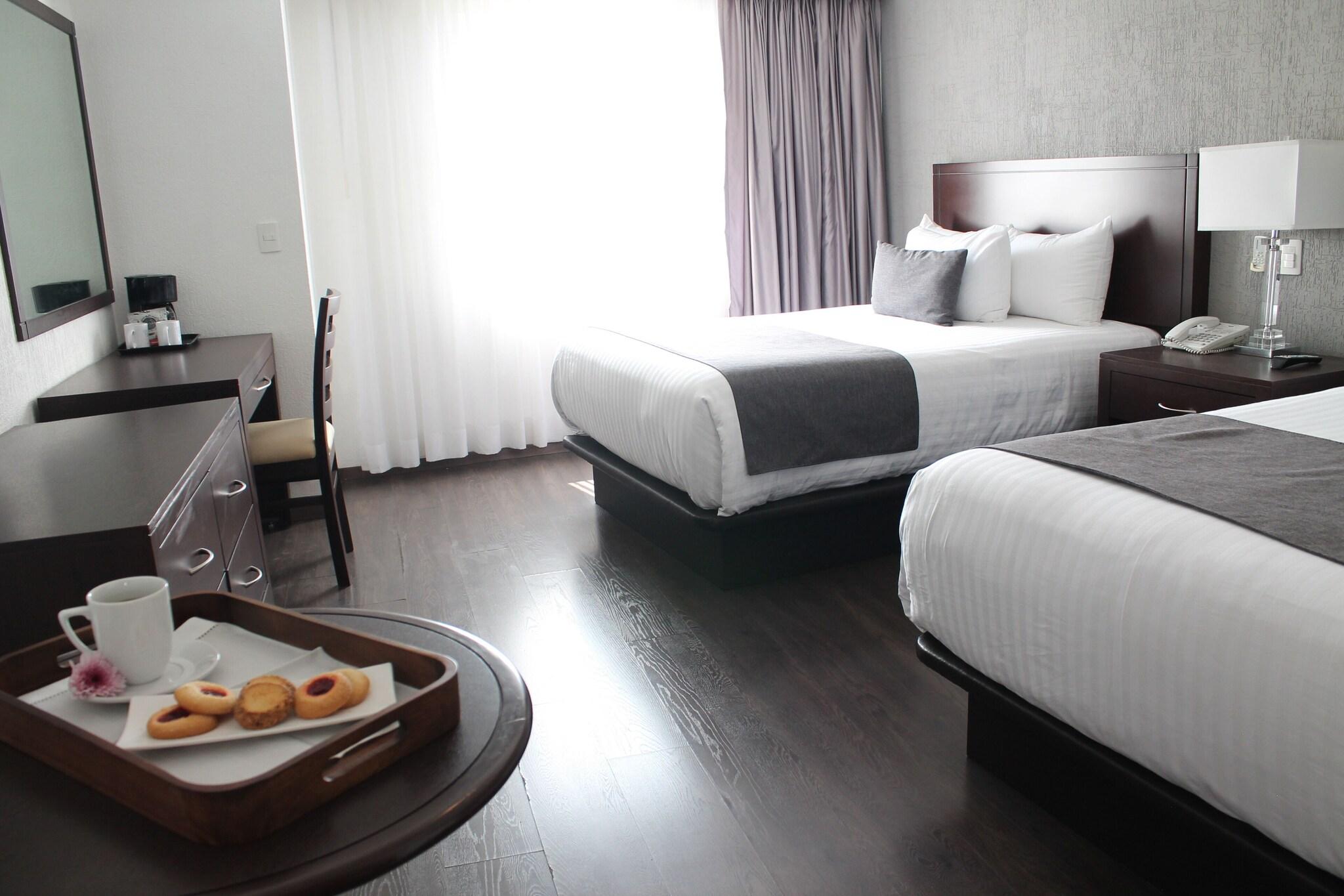 Double Two Double Beds