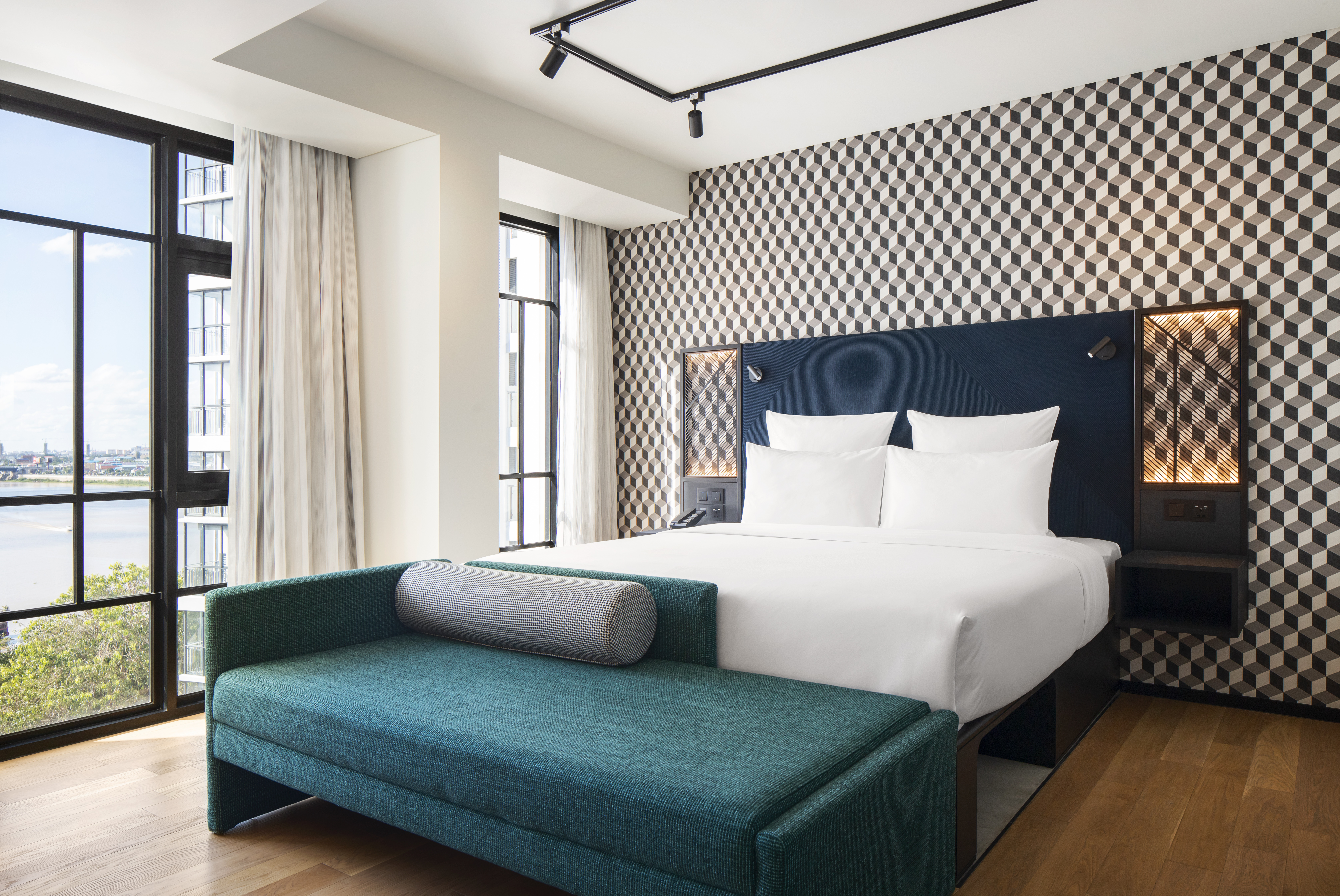 Double Queen Size Bed