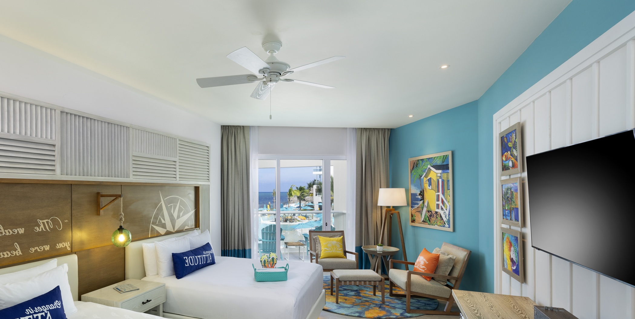 Double Queen Size Bed