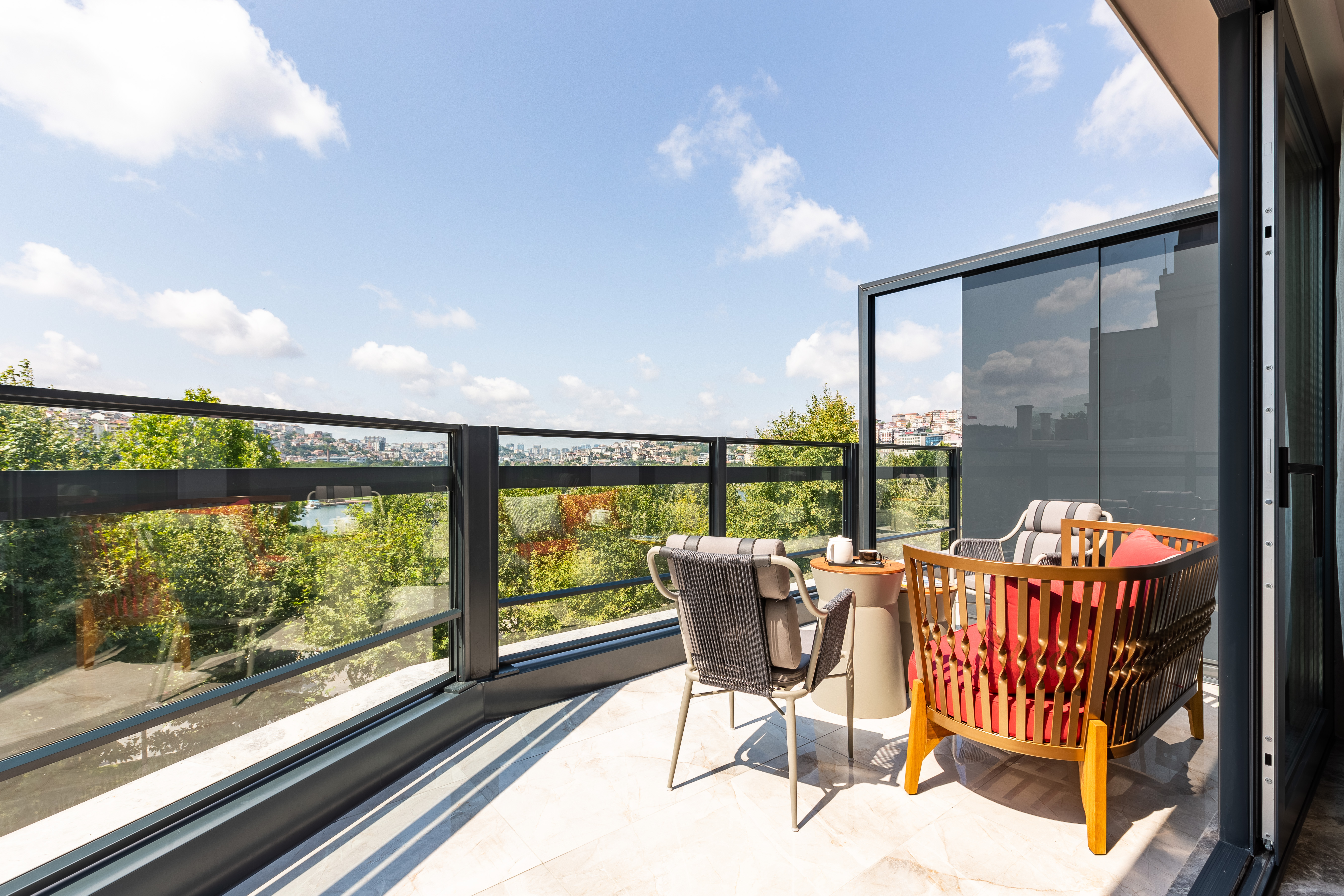 Double Park View with Balcony