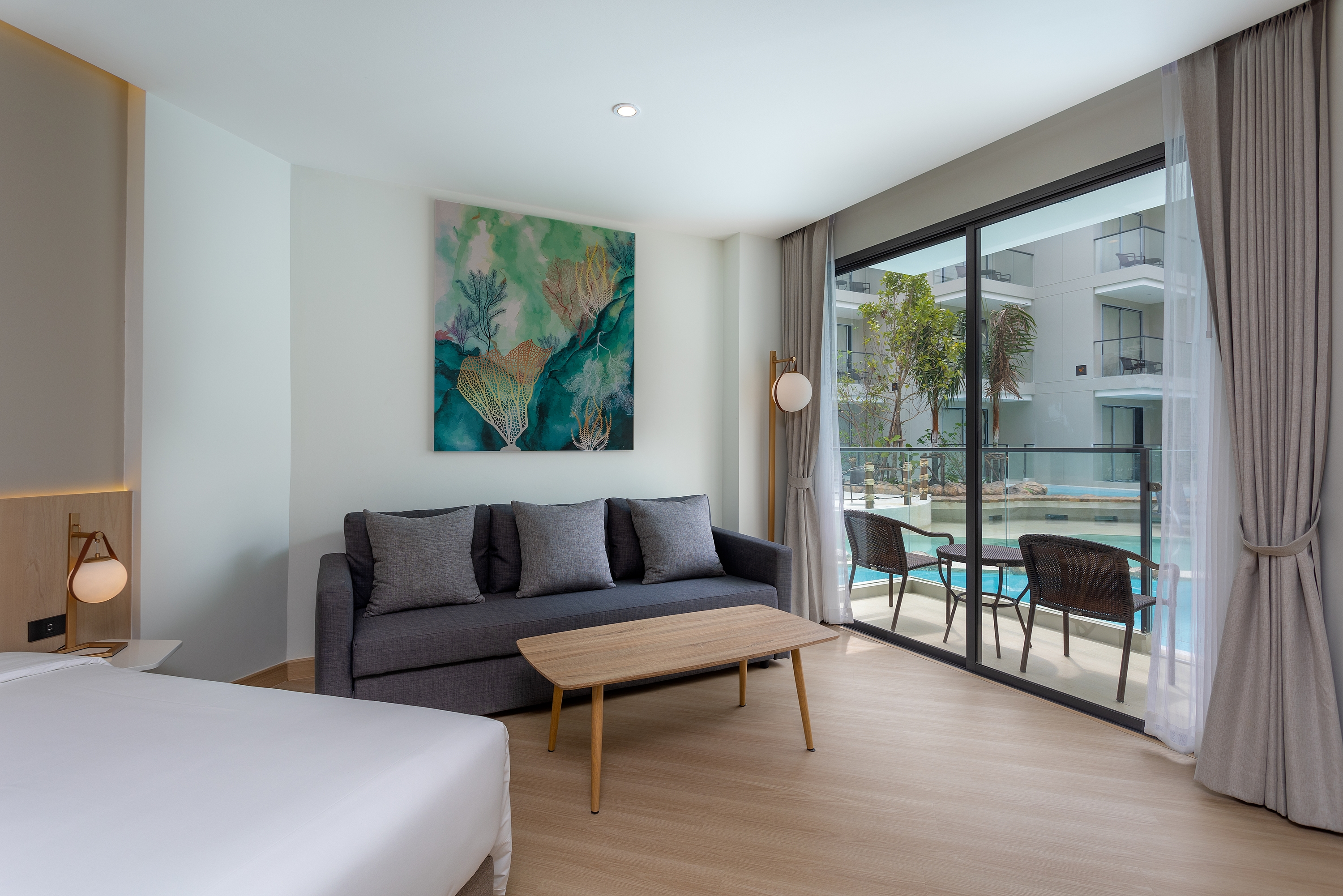 Family Room with Private Pool