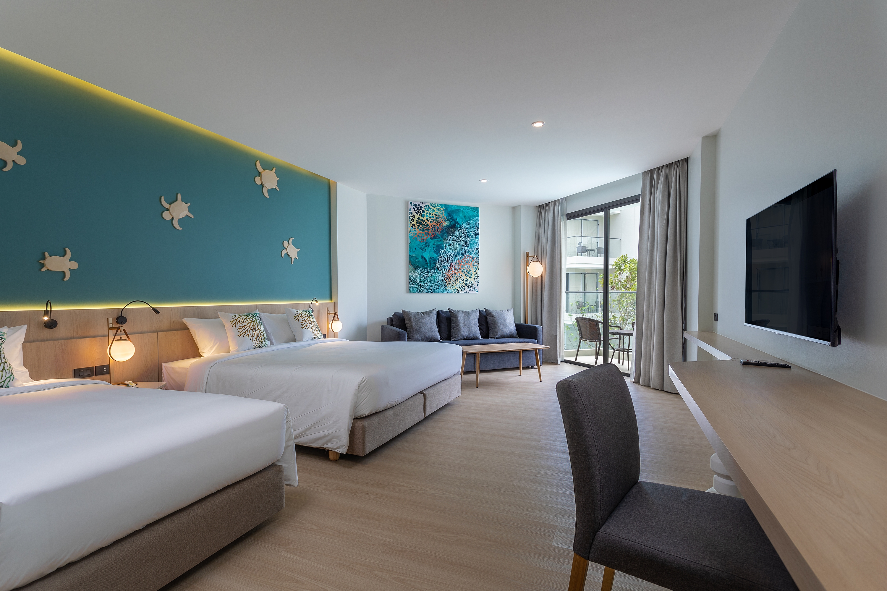 Family Room Pool View